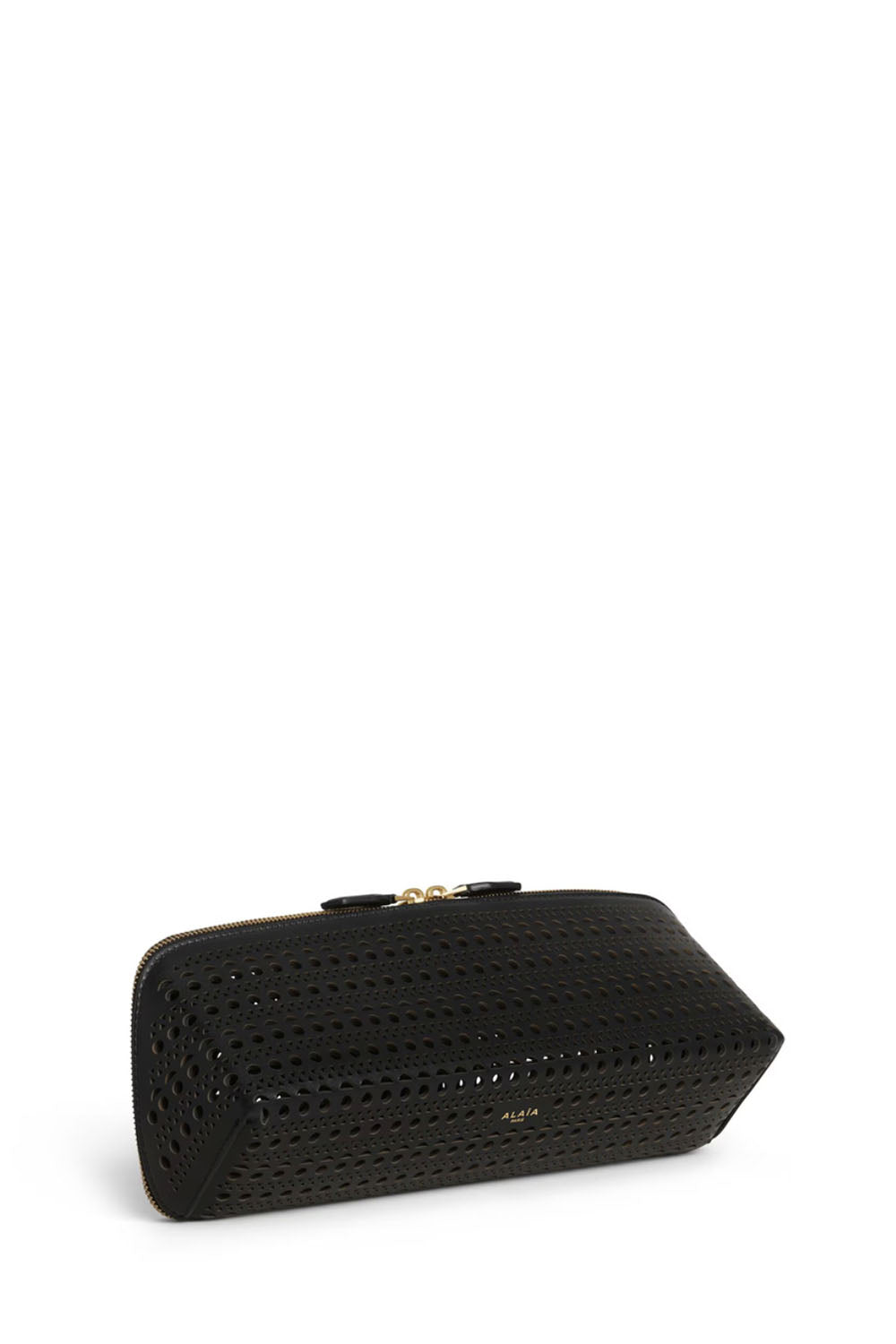 Delta Clutch In Perforated Vienne Calfskin