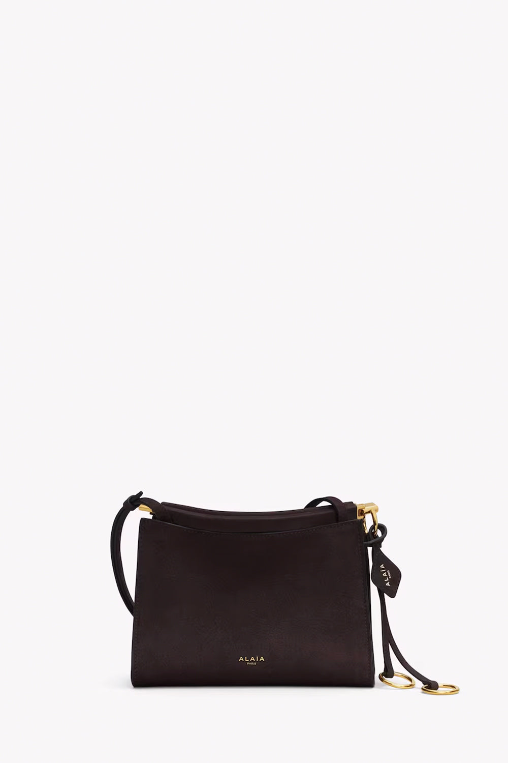 ショルダーバッグ・ポシェット ALAIA LE CLICK SMALL SQUARE NUBUCK BAG ALAIA - Le Click Small Square Bag In Nubuck – The Sale Sisters