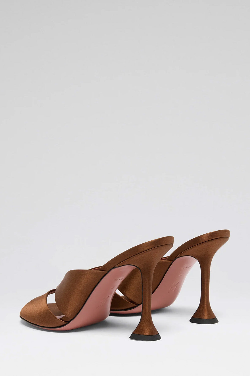 Salma Slipper 95 Mocha Satin
