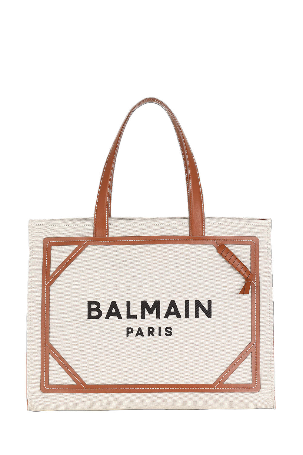 B-Army 42 Canvas Tote Bag With Leather