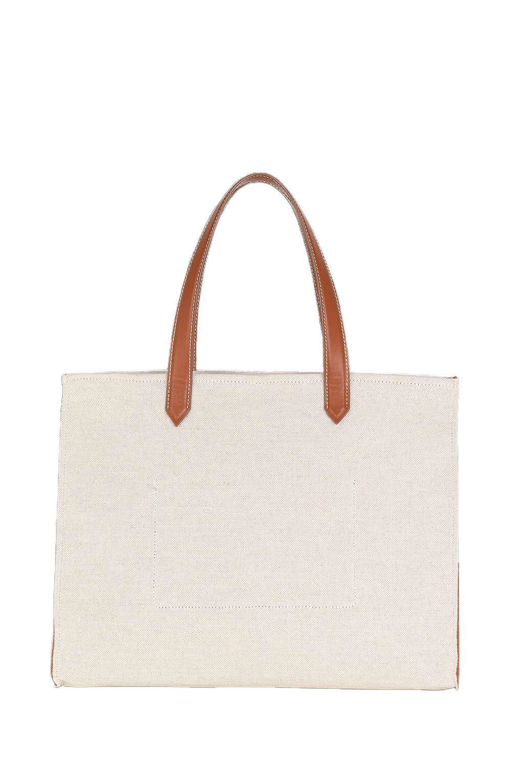 B-Army 42 Canvas Tote Bag With Leather