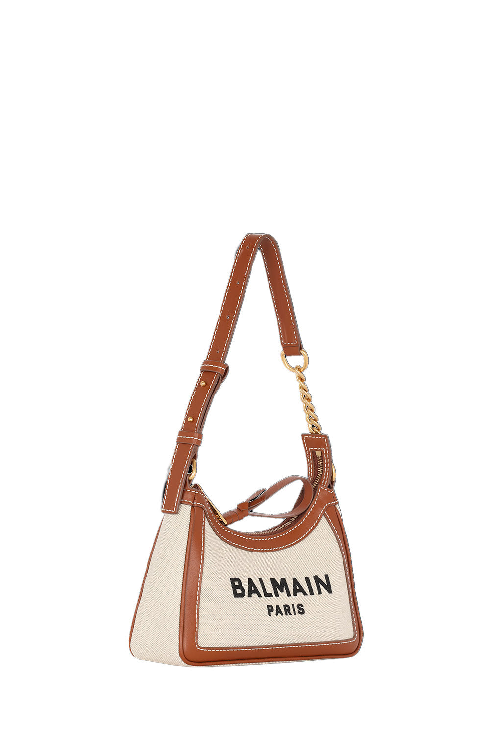 B-Army Canvas Bag With Leather Inserts
