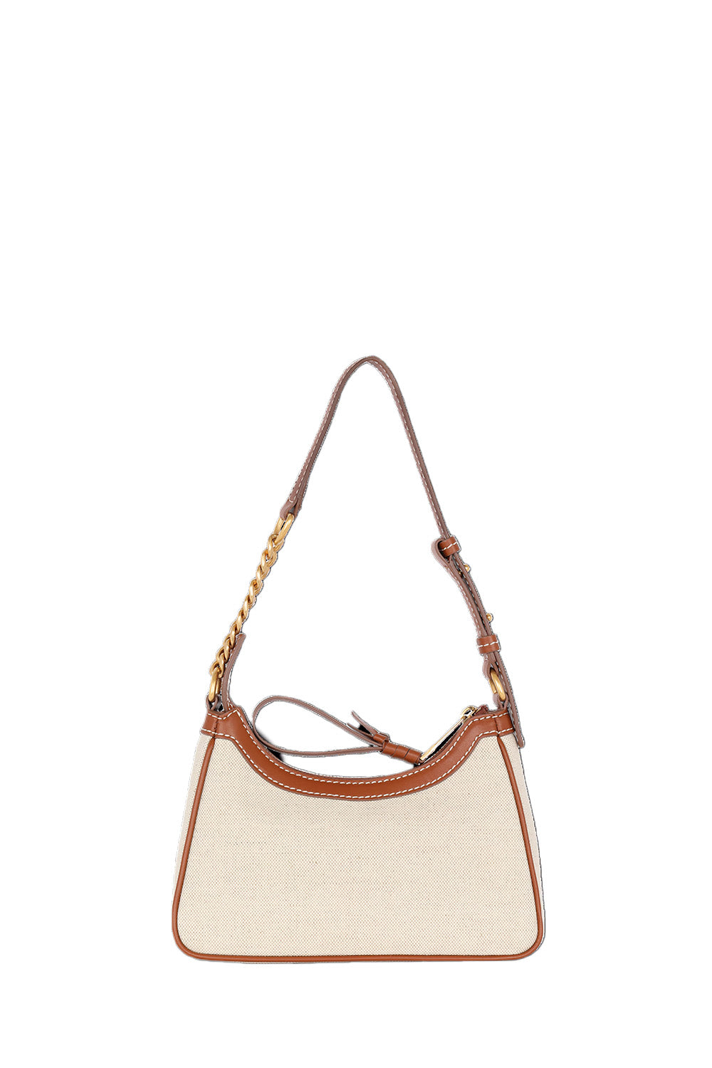 B-Army Canvas Bag With Leather Inserts