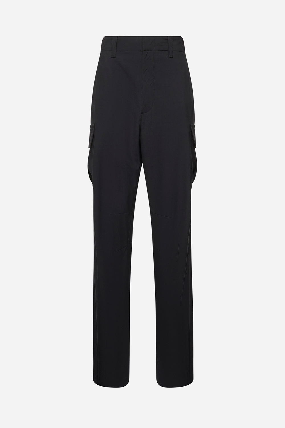 Fine Wool Cargo Trousers