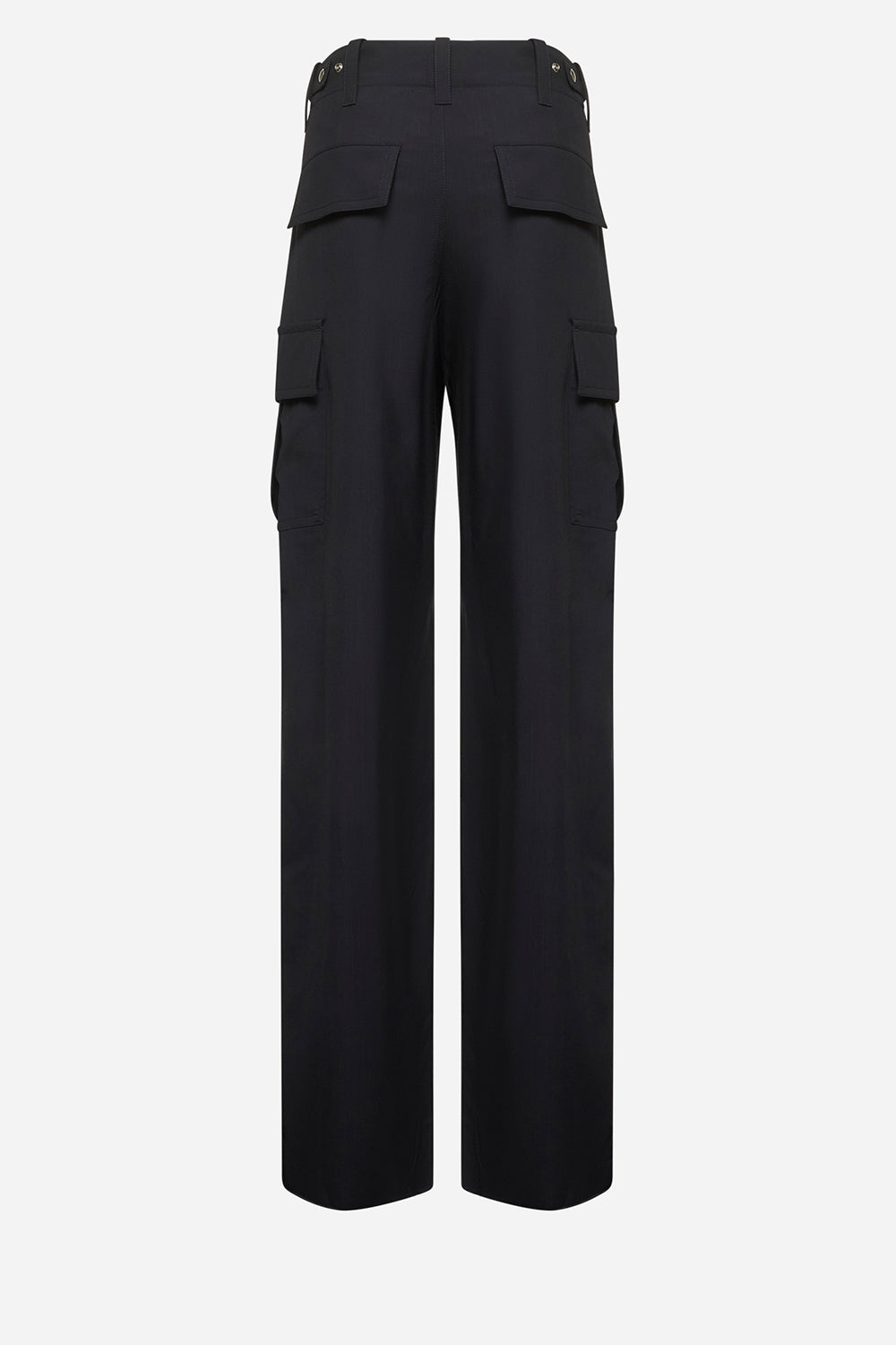 Fine Wool Cargo Trousers