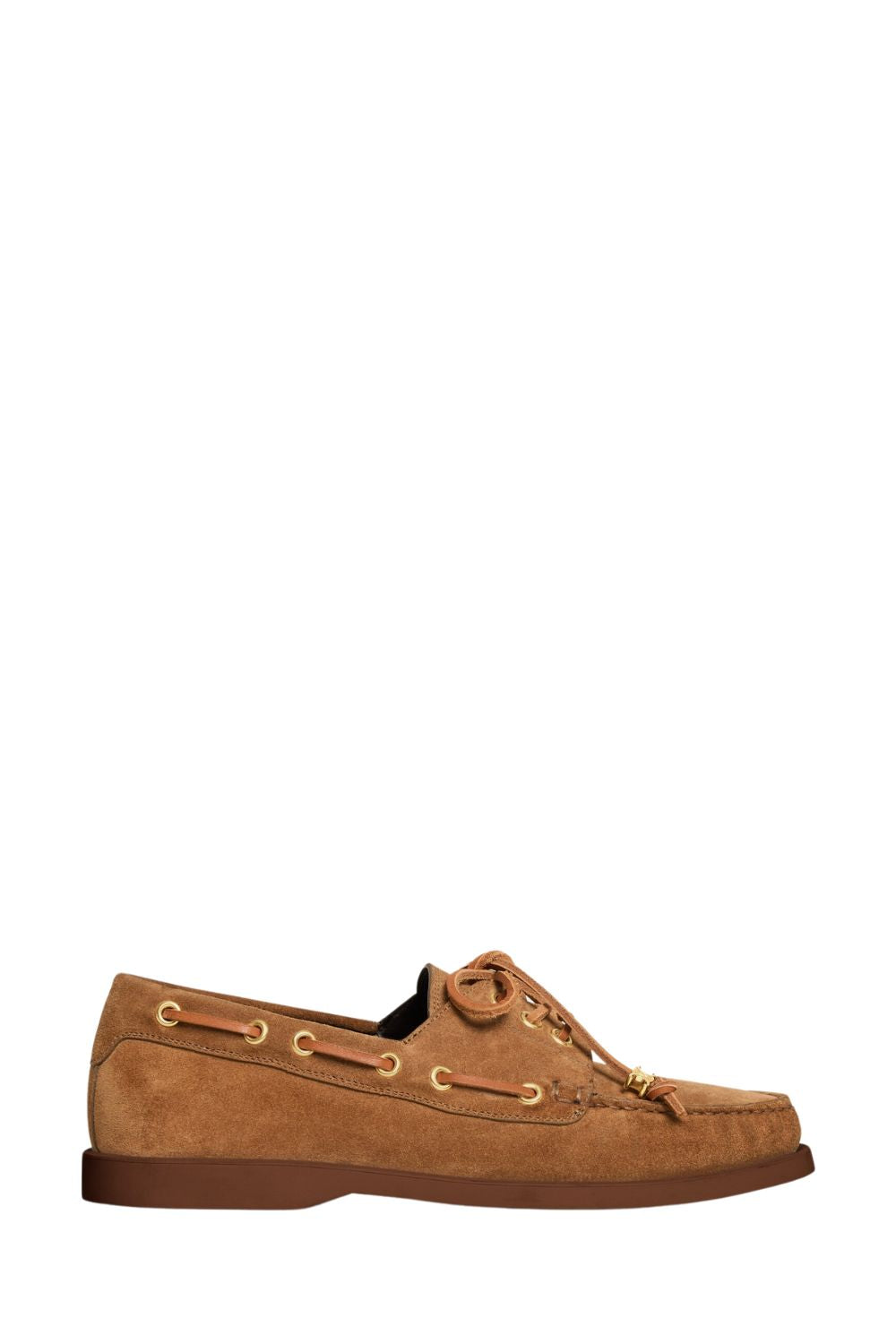 【関税&送料込】Celine Celine Bateau Lace-Up In Suede Calfsk Women's Celine bateau lace-up in suede calfskin | CELINE | 24S