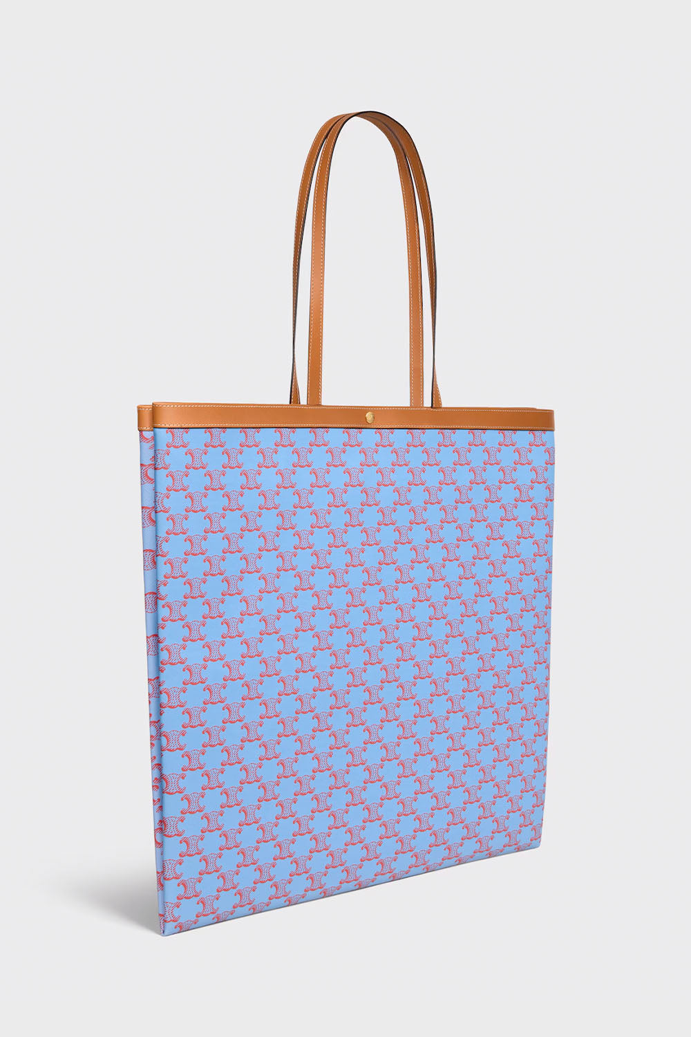 Large Flat Shopper In Triomphe Canvas