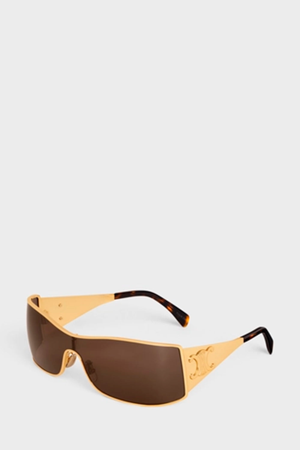 CELINE - Triomphe Metal Racer Sunglasses In Metal – The Sale