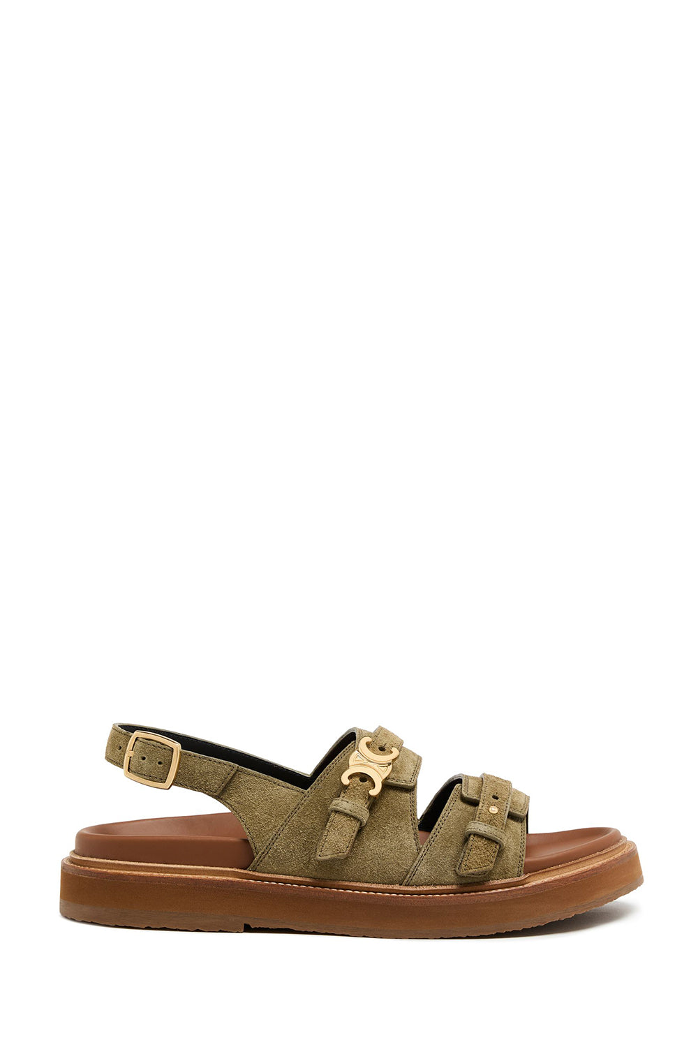 【関税&送料込】Celine Tippi Triomphe Sandals CELINE - Tippi Triomphe Sandals In Suede Calfskin – The Sale