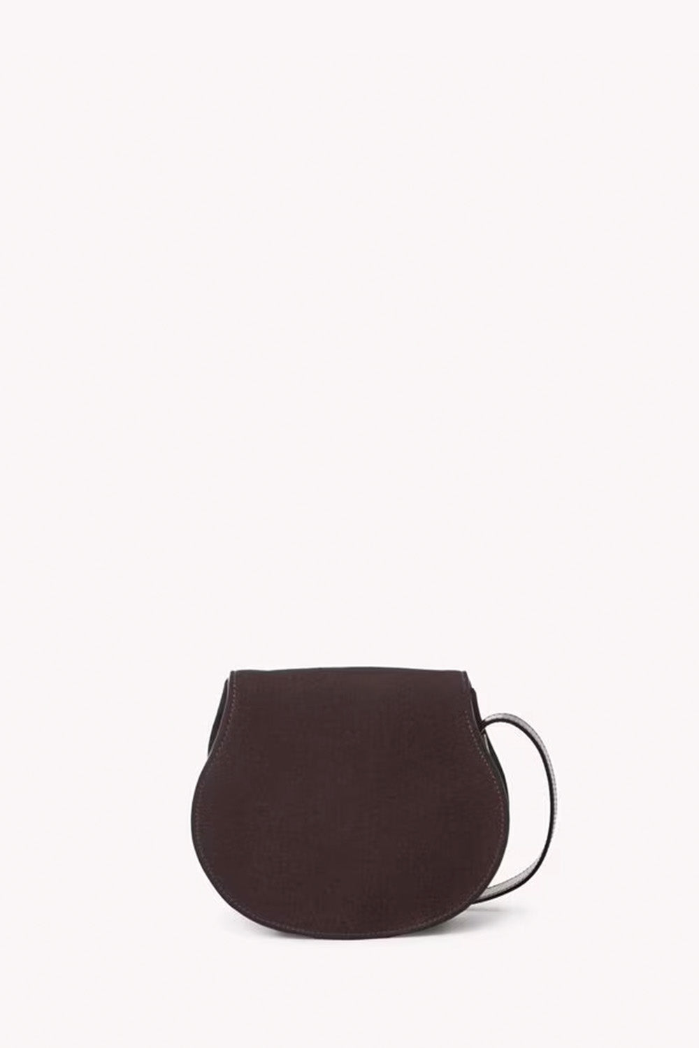 Small Marcie Saddle Bag In Suede Leather