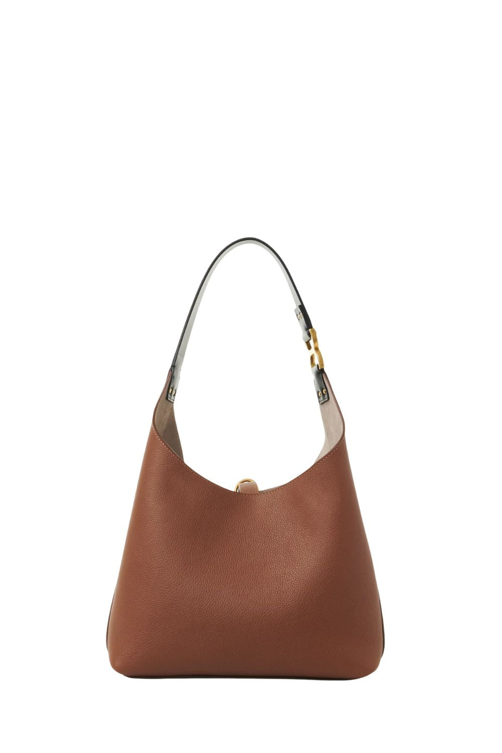 Small Marcie Hobo Bag In Grained Leather
