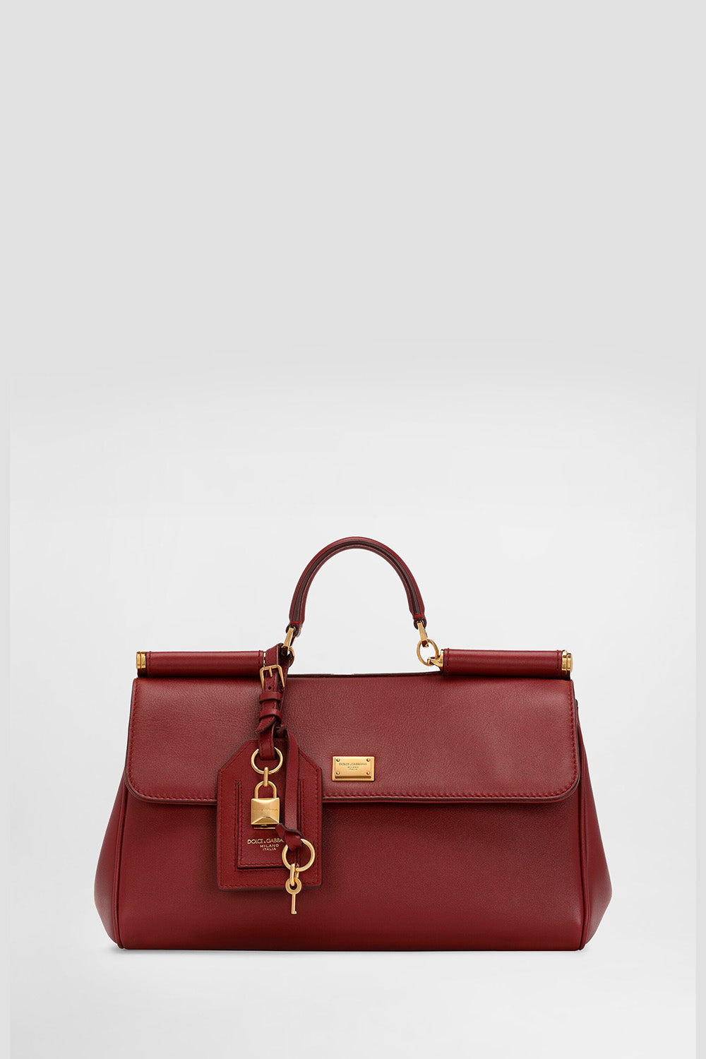 ハンドバッグ DOLCE & GABBANA MY SICILY HANDBAG IN PLONGE CALFSKIN LEATHER My Sicily handbag in plongé calfskin in Black for Women