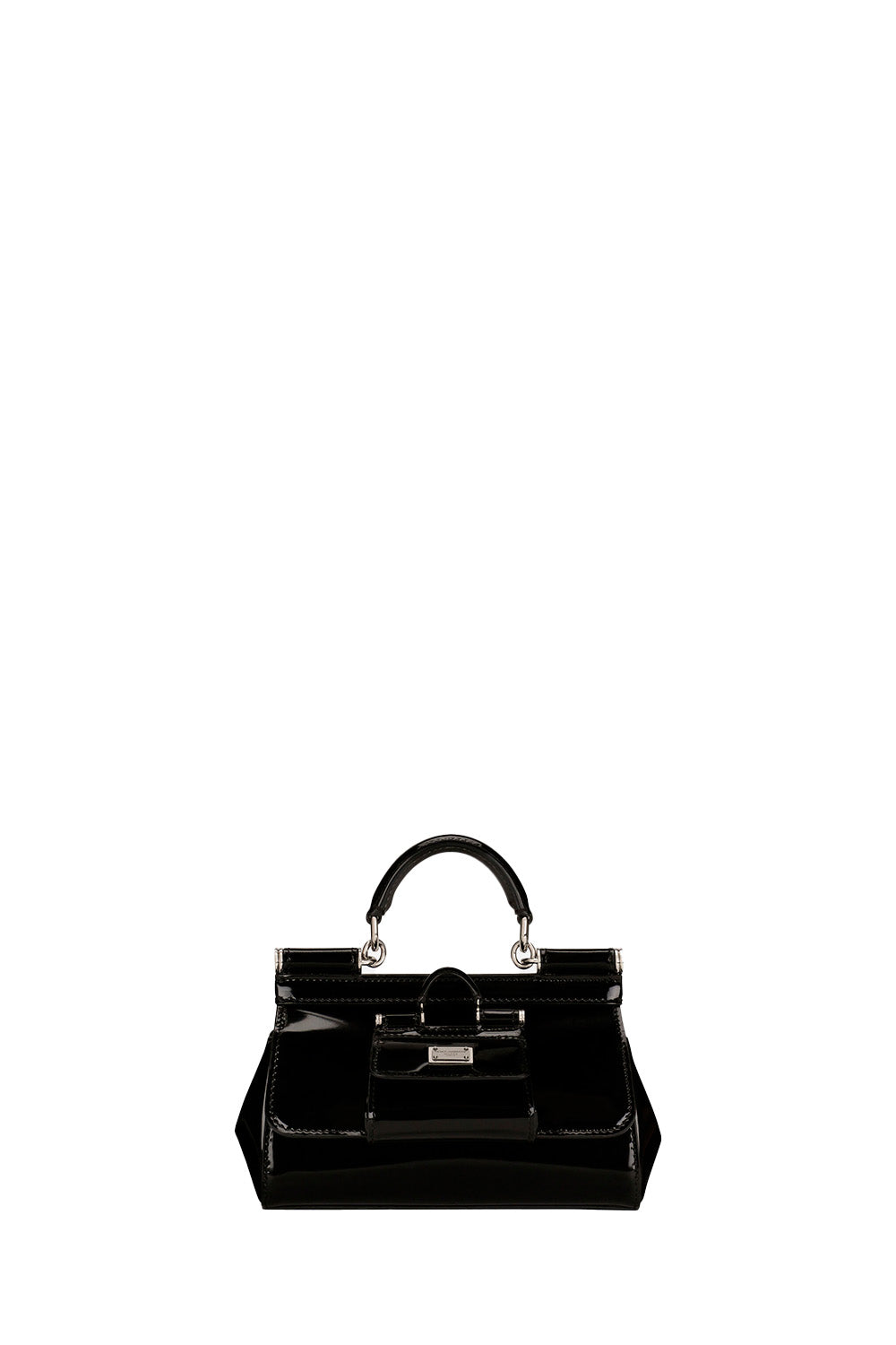 DOLCE GABBANA Small Sicily Bag In Polished Calfskin With Coin Pocket The Sale Sisters