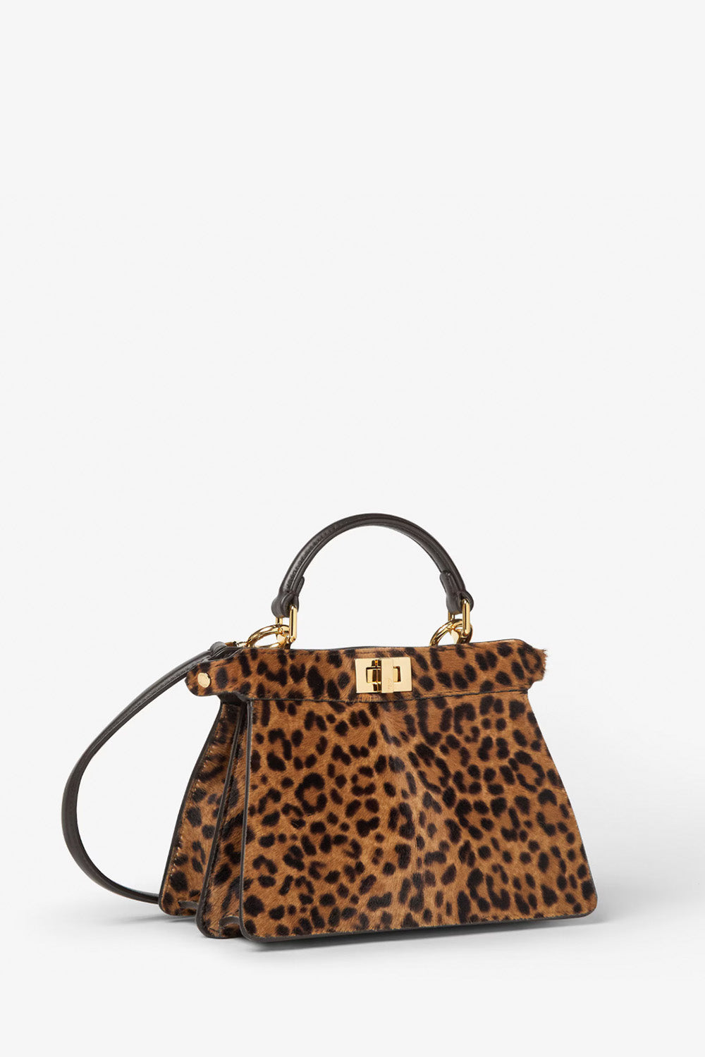 Peekaboo Iseeu Petite Printed Cavallino Calfskin Bag