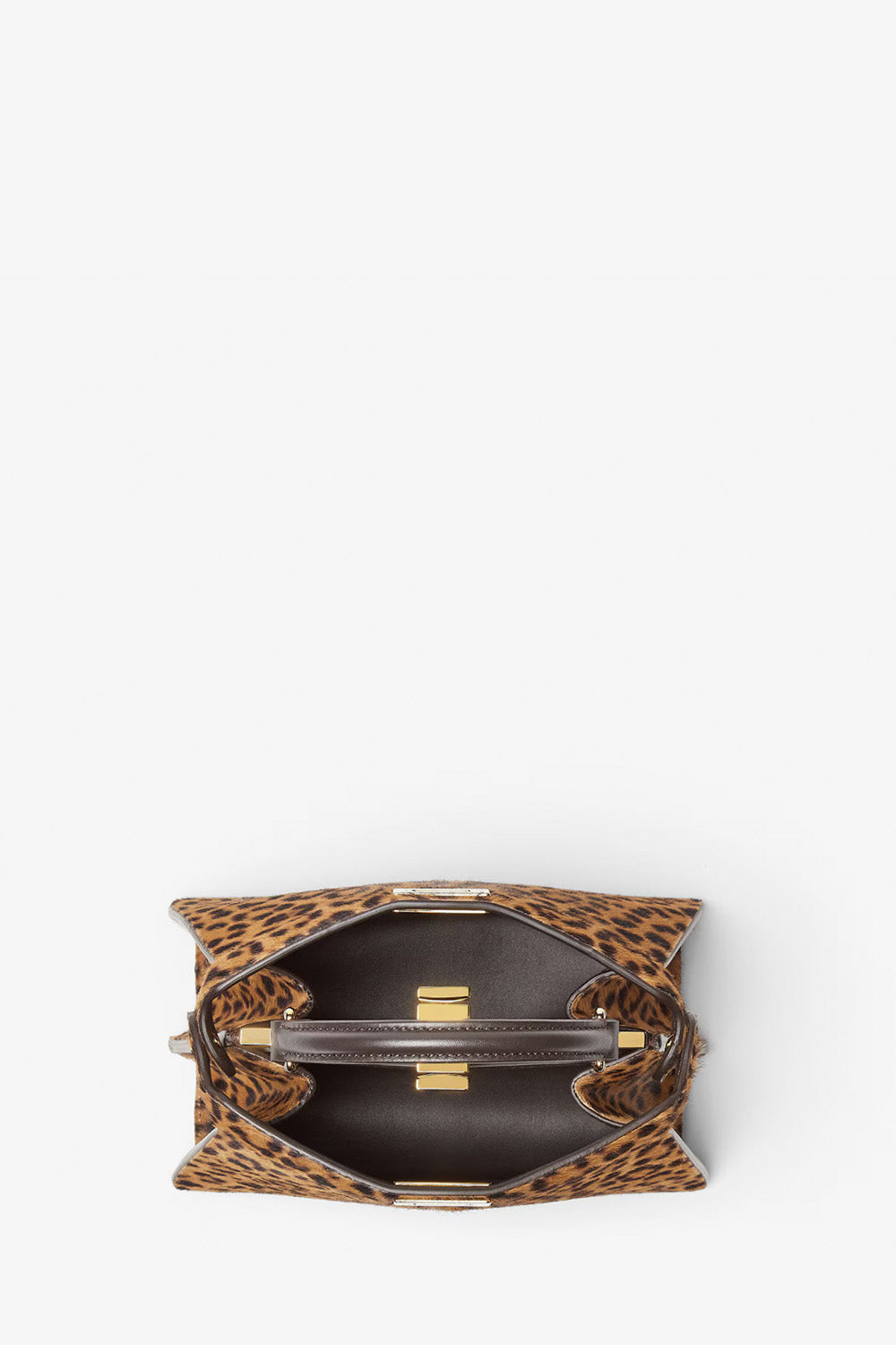Peekaboo Iseeu Petite Printed Cavallino Calfskin Bag
