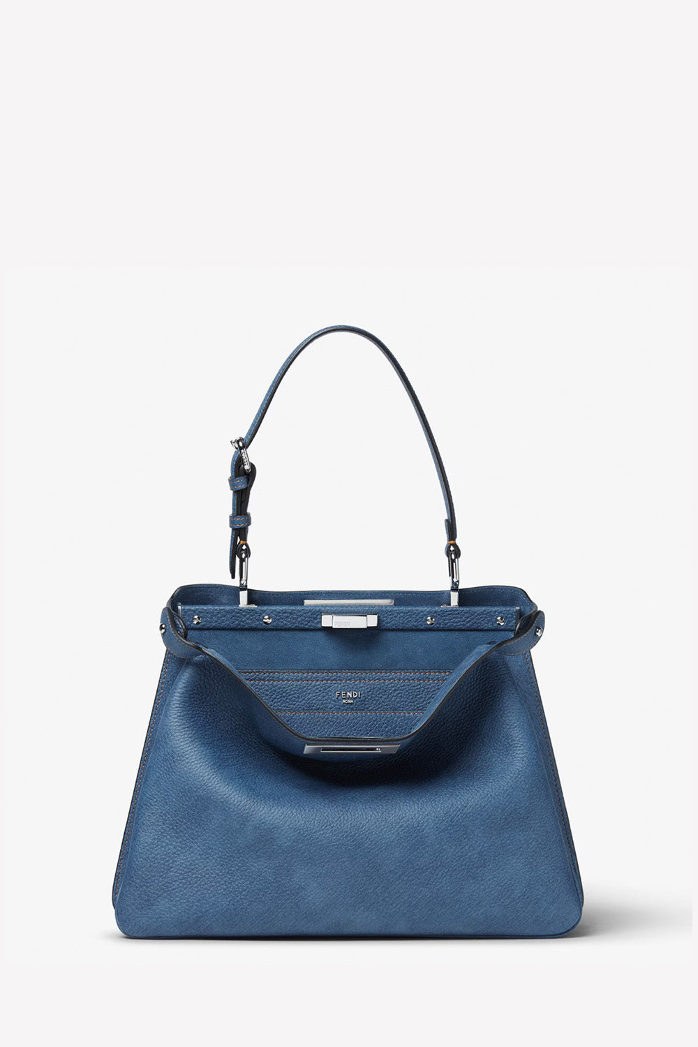 ショルダーバッグ・ポシェット FENDI  Peekaboo Soft Medium Shoulder Bag Peekaboo Soft Medium Leather Gray | Fendi