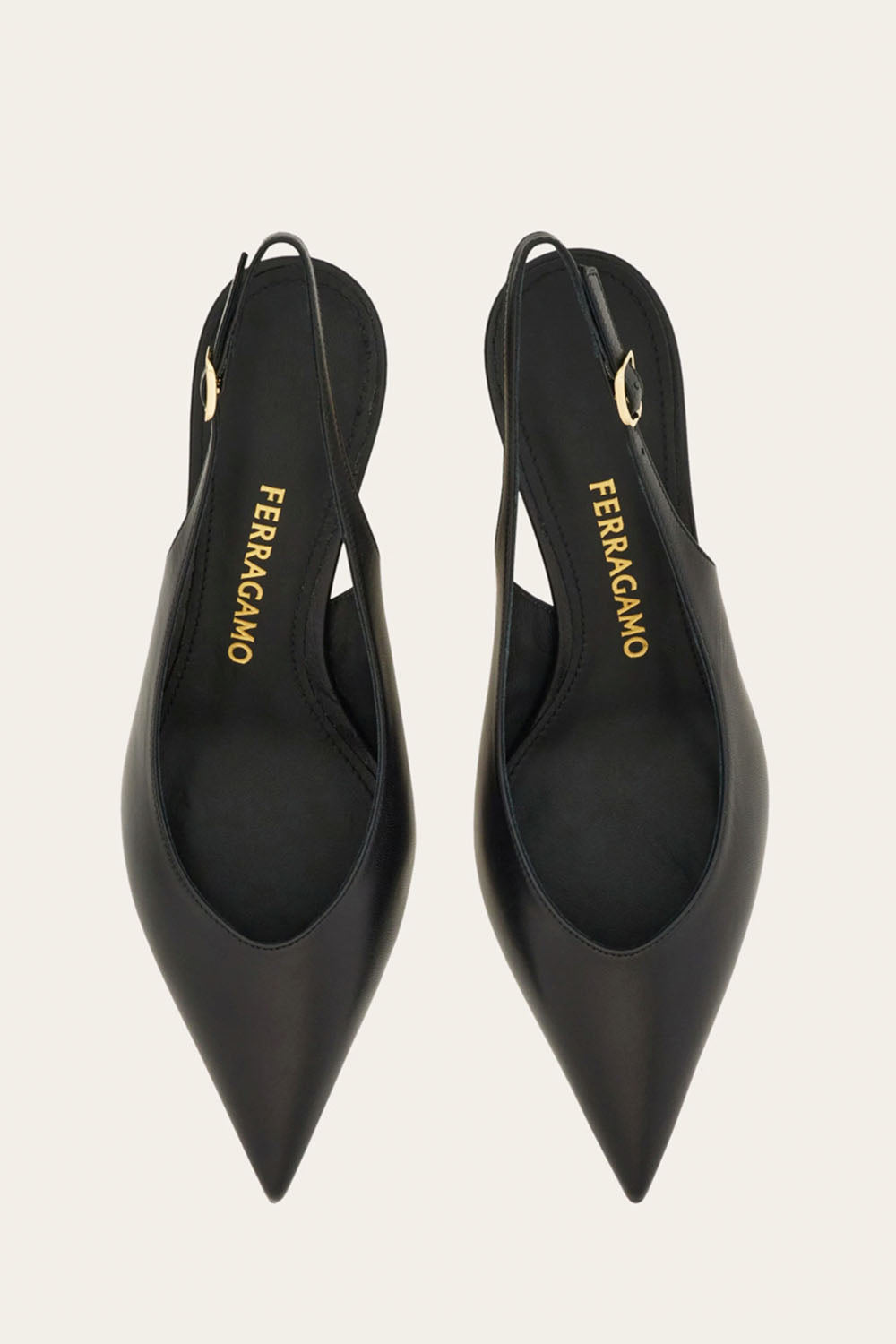 S-Shaped Heel Slingback