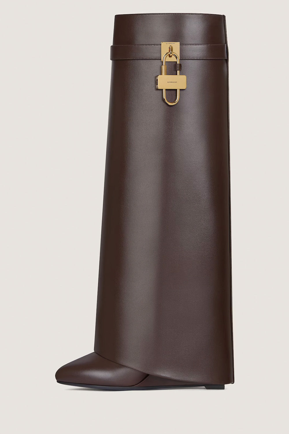 Shark Lock Boots In Leather