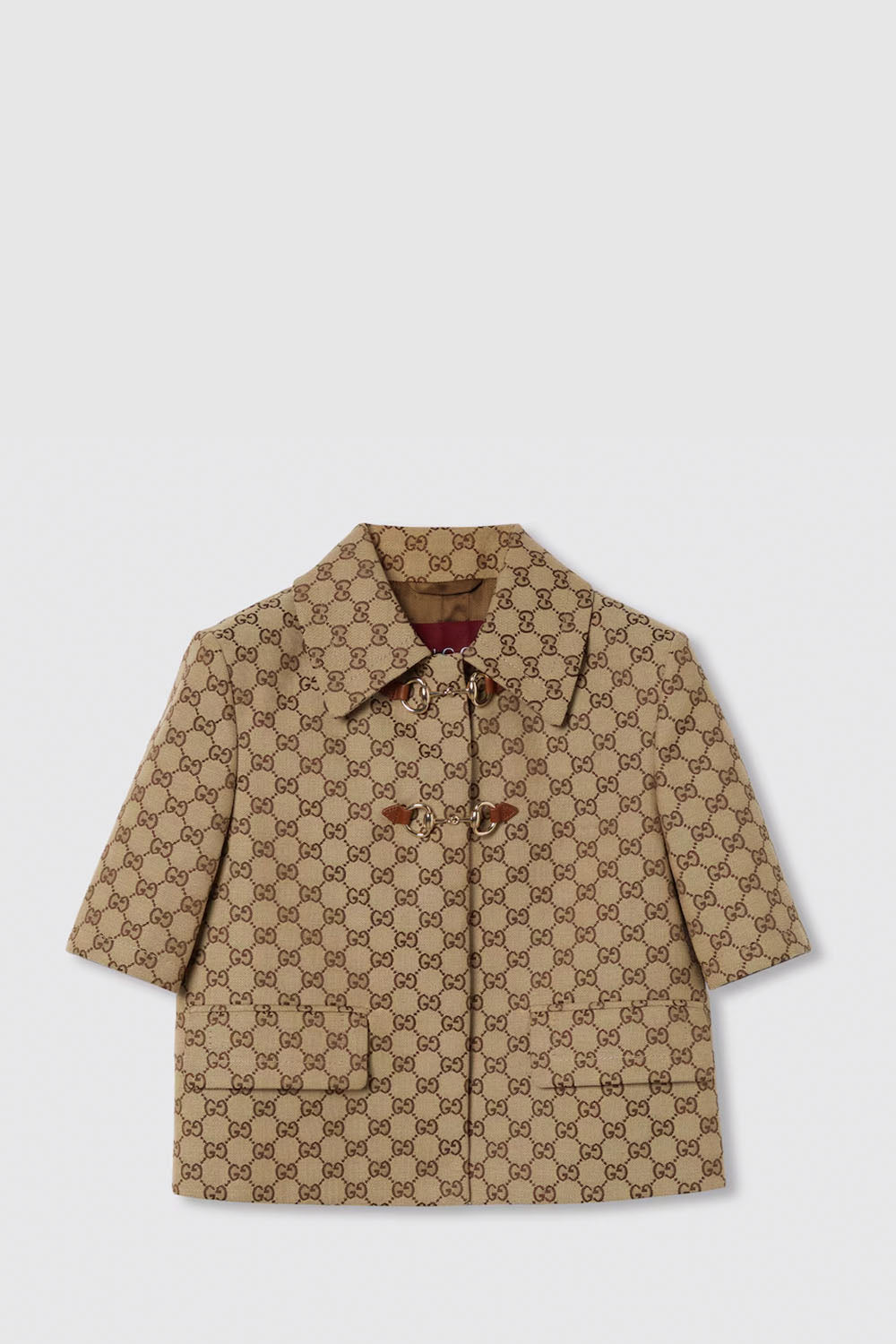 GG Canvas Jacket With Horsebit