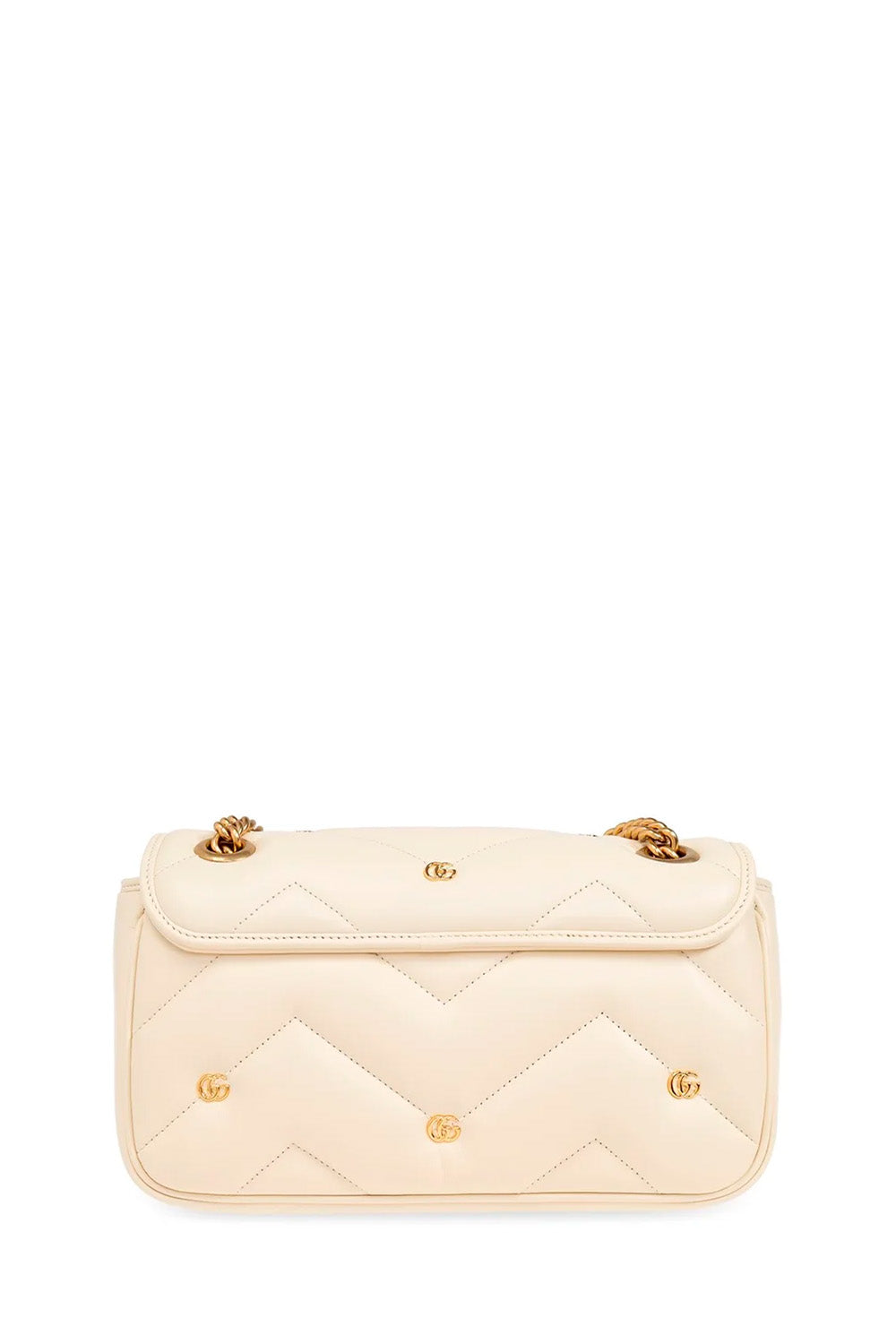 Gucci GG Marmont Logo Plaque Small Shoulder Bag