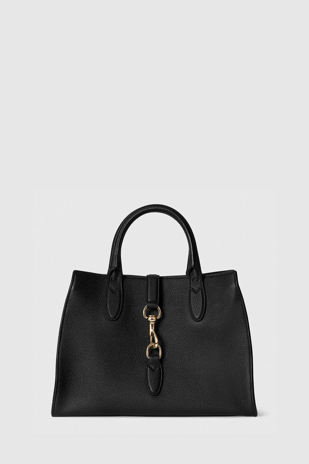 Medium Tote Bag With Hook Closure
