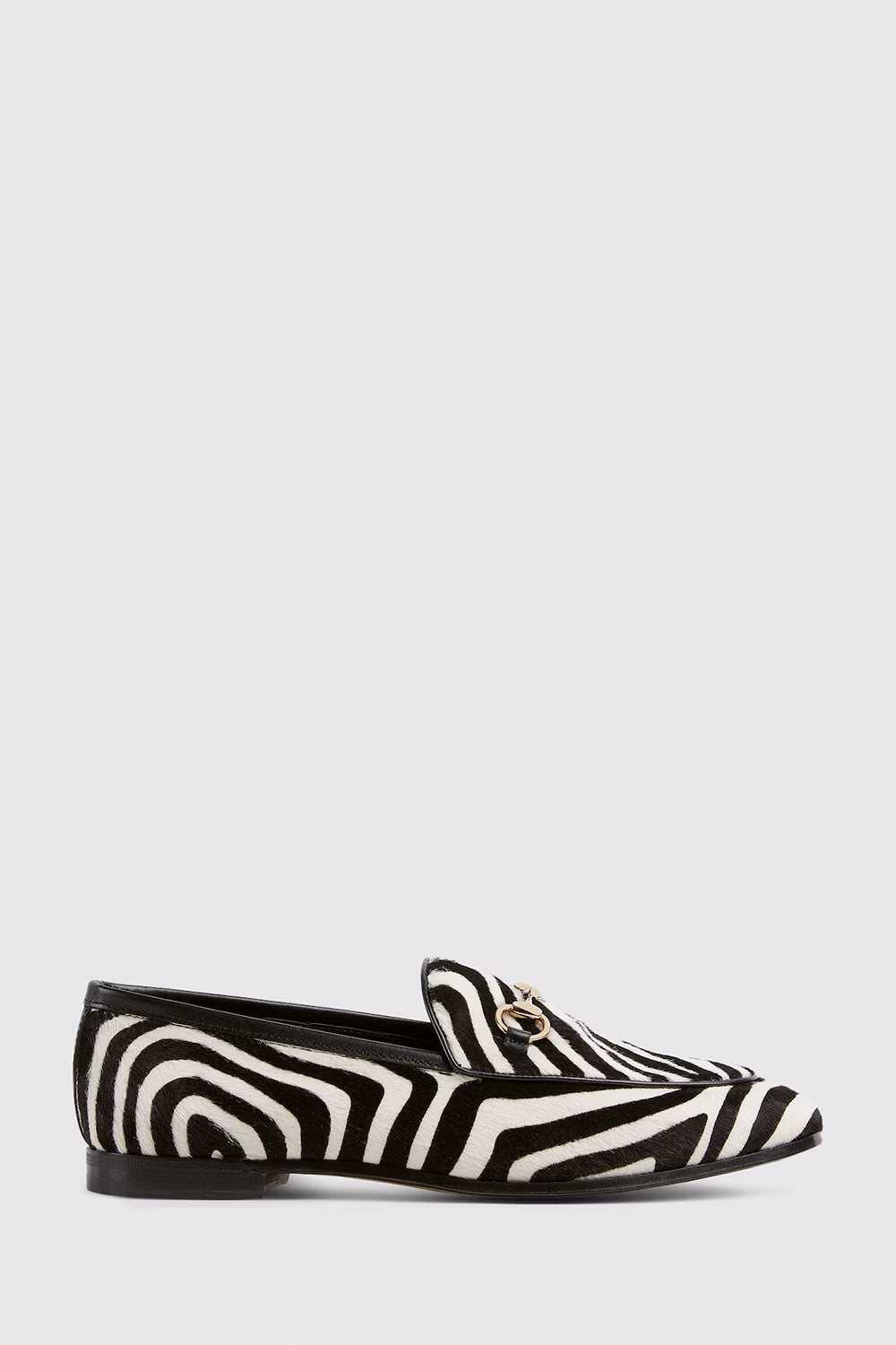 Women's Gucci Jordaan Loafer With Zebra Print