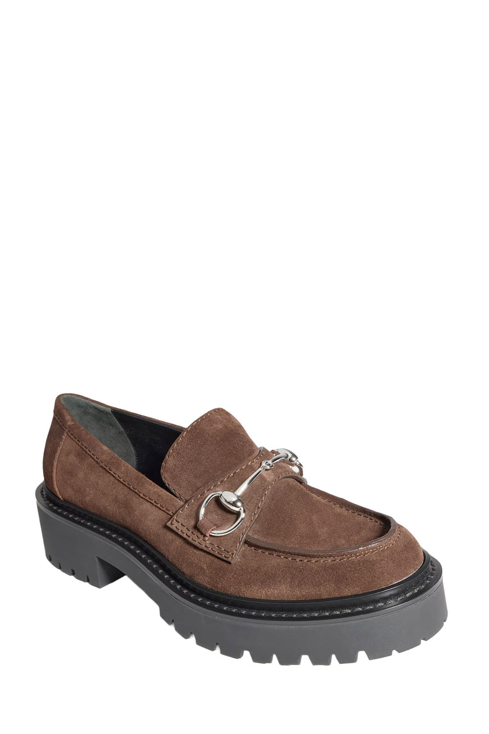 Loafer With Horsebit And Lug Sole