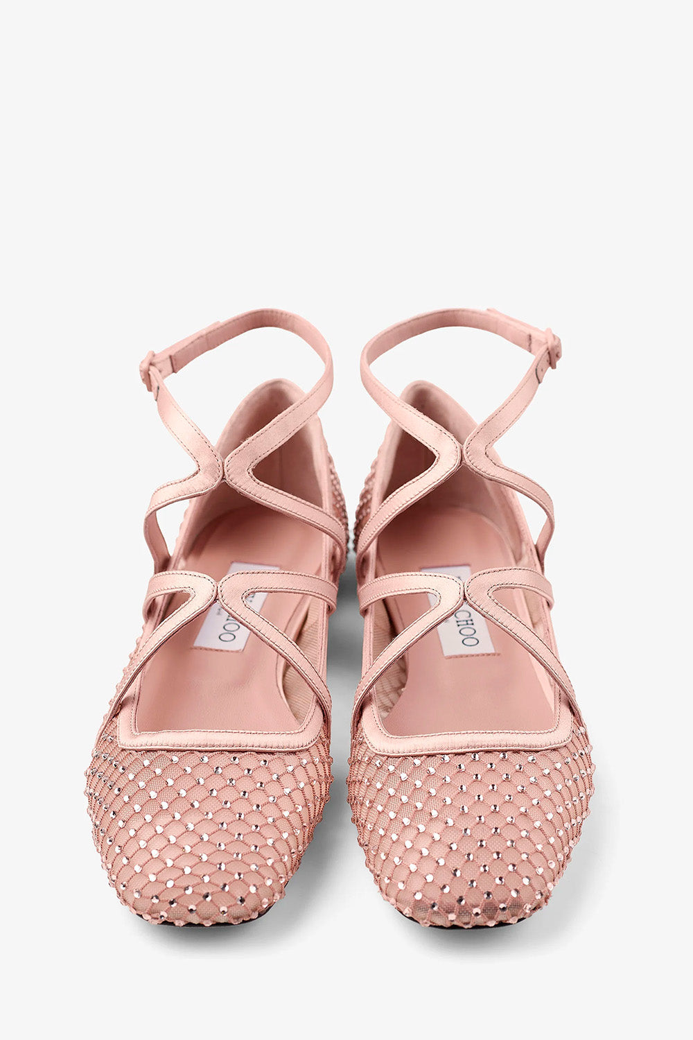 Astoria Flat Satin Crystal Flats