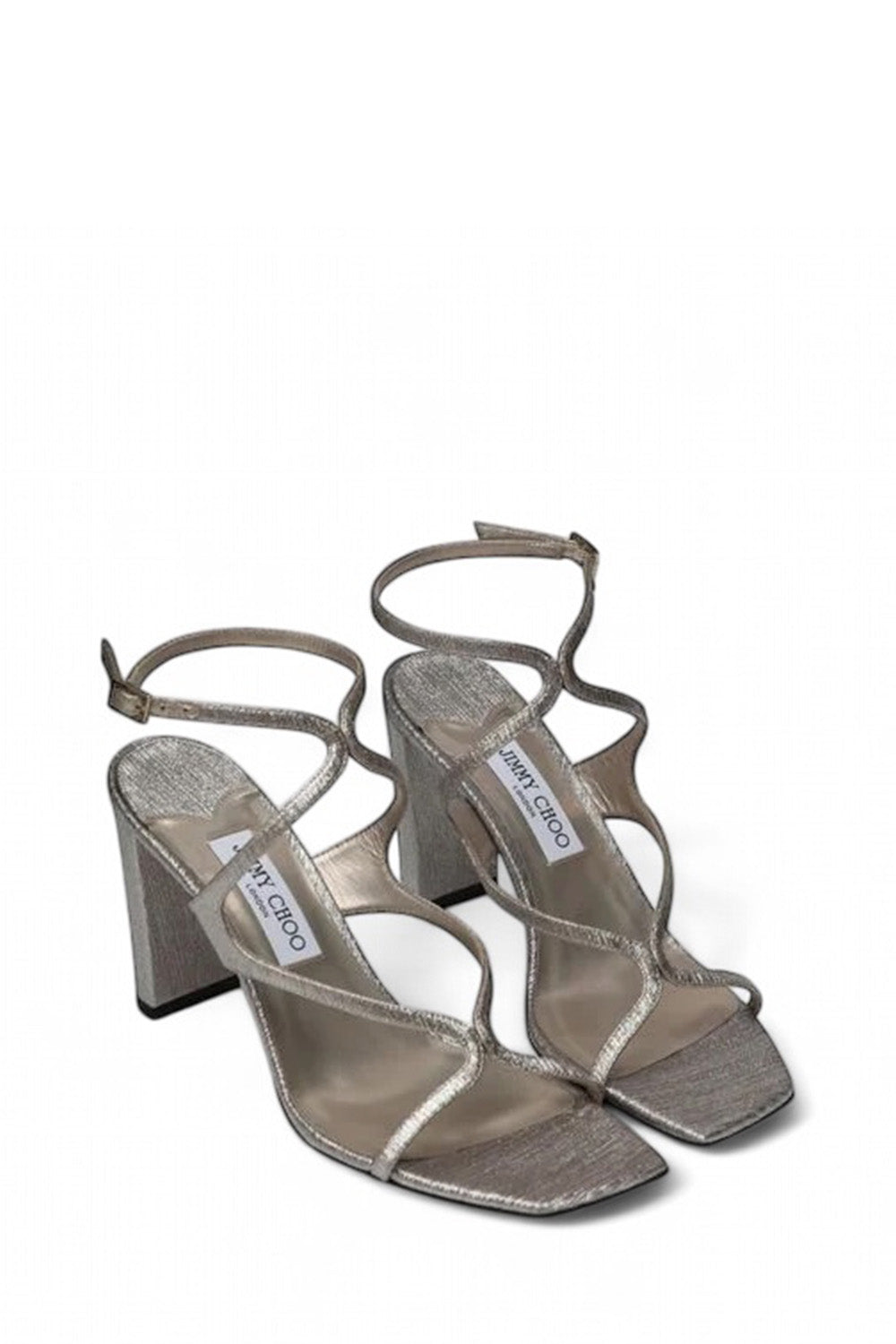 Women's Azia 85 Sandal In Metallic Leather