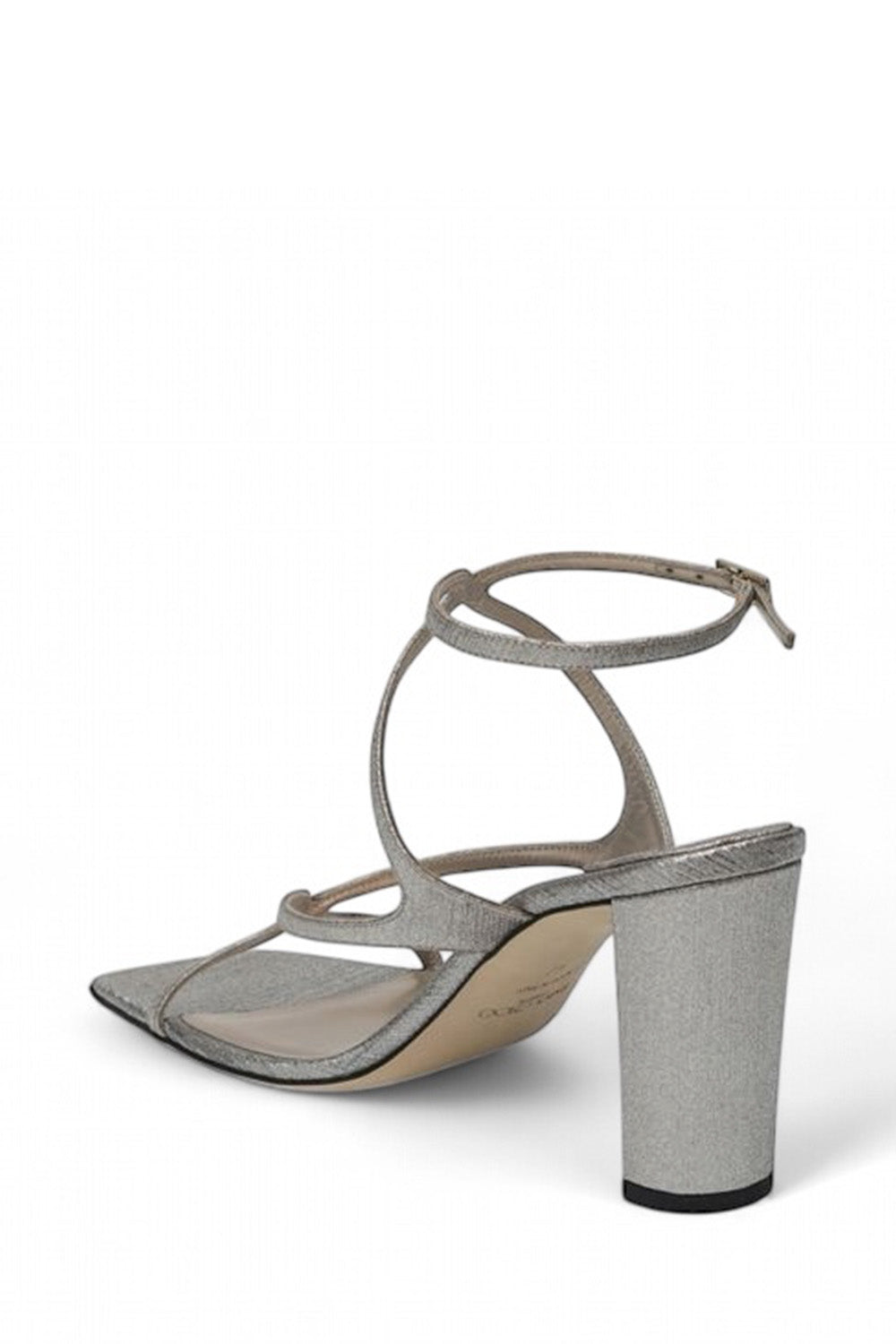 Women's Azia 85 Sandal In Metallic Leather