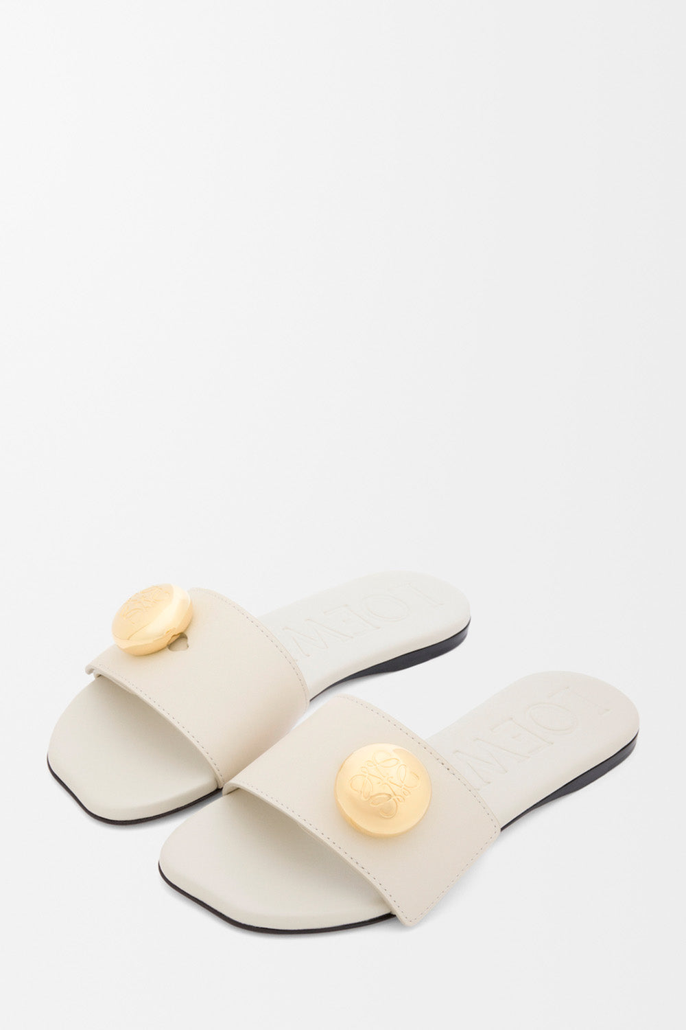 Pebble Slide In Soft Calfskin