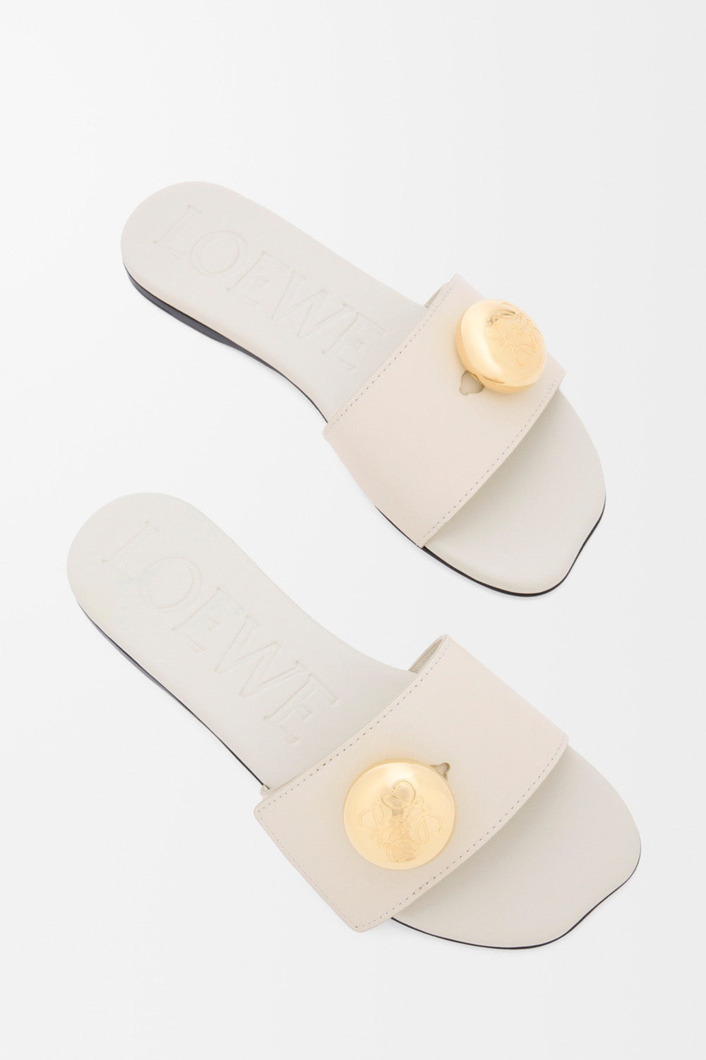 Pebble Slide In Soft Calfskin