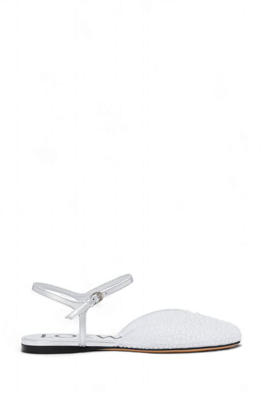 Toy Ankle Strap Ballerina In Embellished Mesh