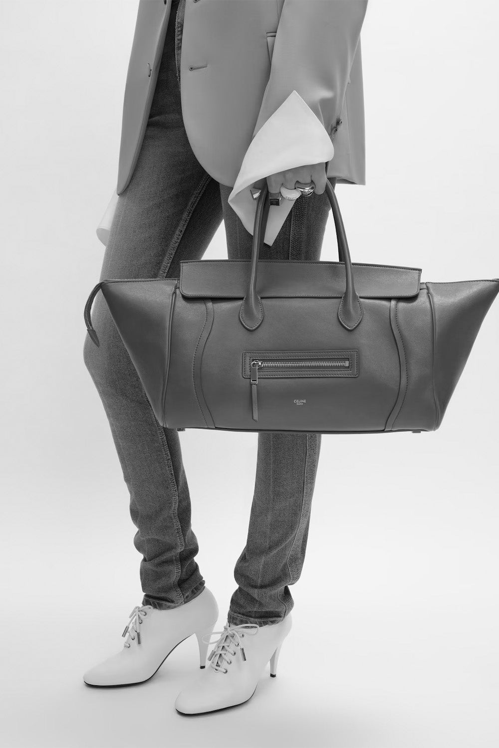 Luggage In Supple Shiny Lambskin