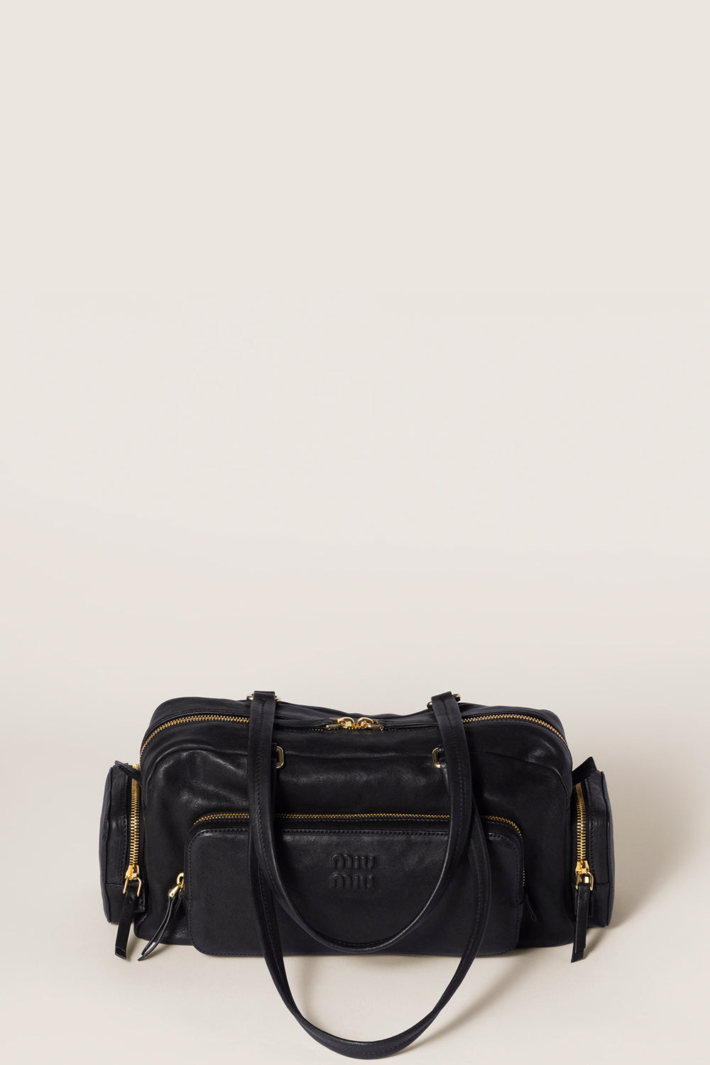 Pocket Washed Nappa Leather Bag