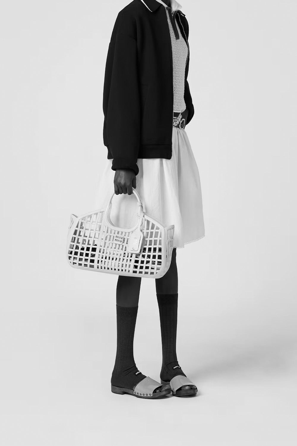 Leather Basket
