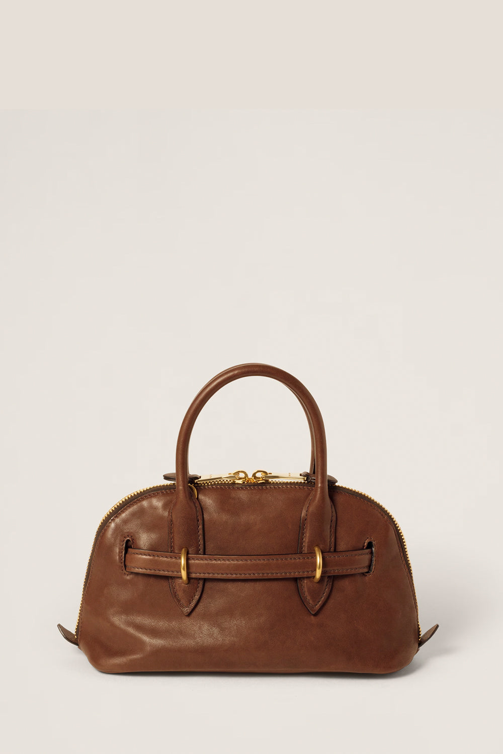 Small Aventure Nappa Leather Top-Handle Bag