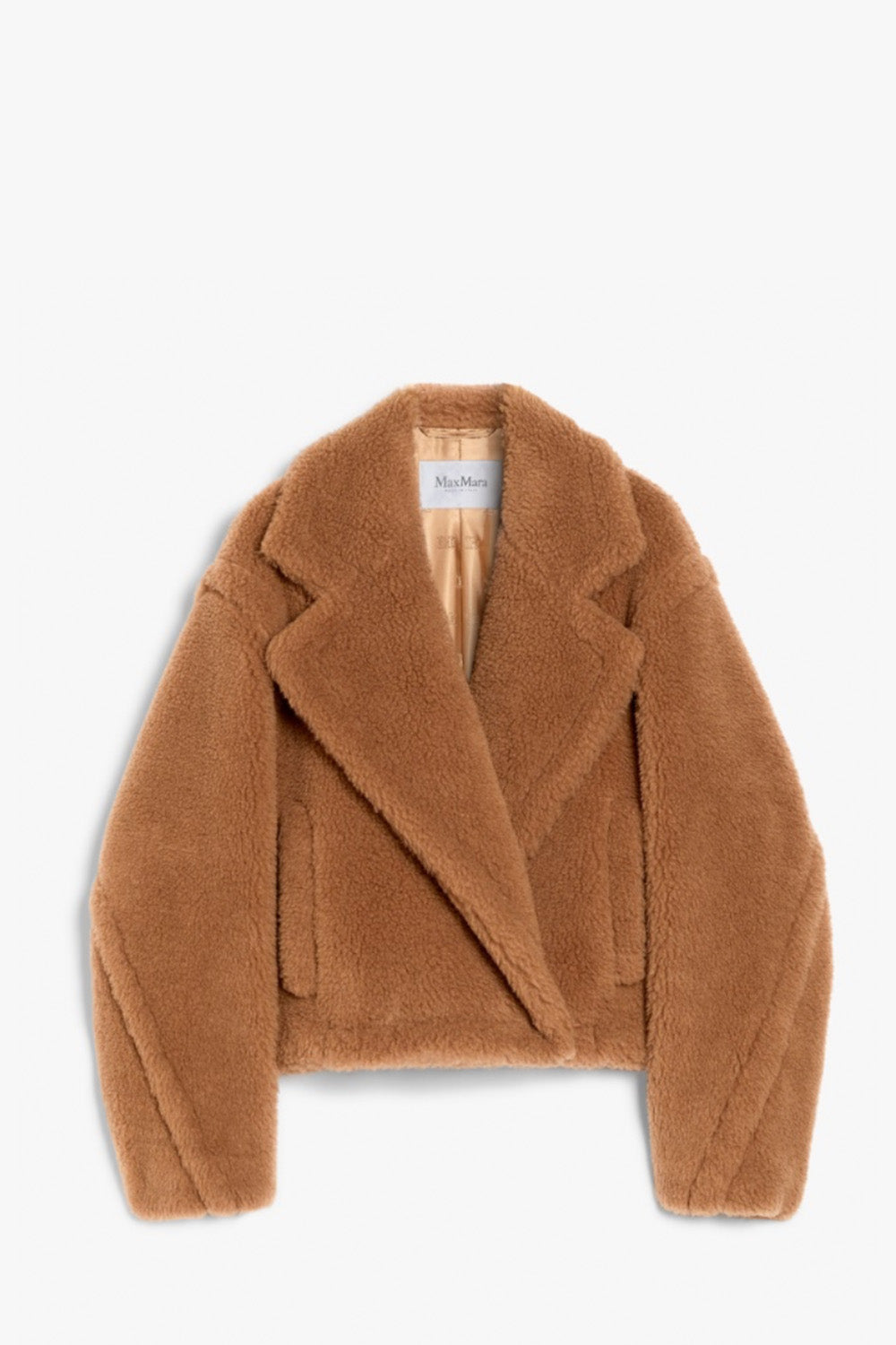 ジャケット MAX MARA TEDDY BEAR ICON COAT CROP IN CAMEL MAX MARA - Cropped Teddy Bear Icon Coat in camel – The Sale