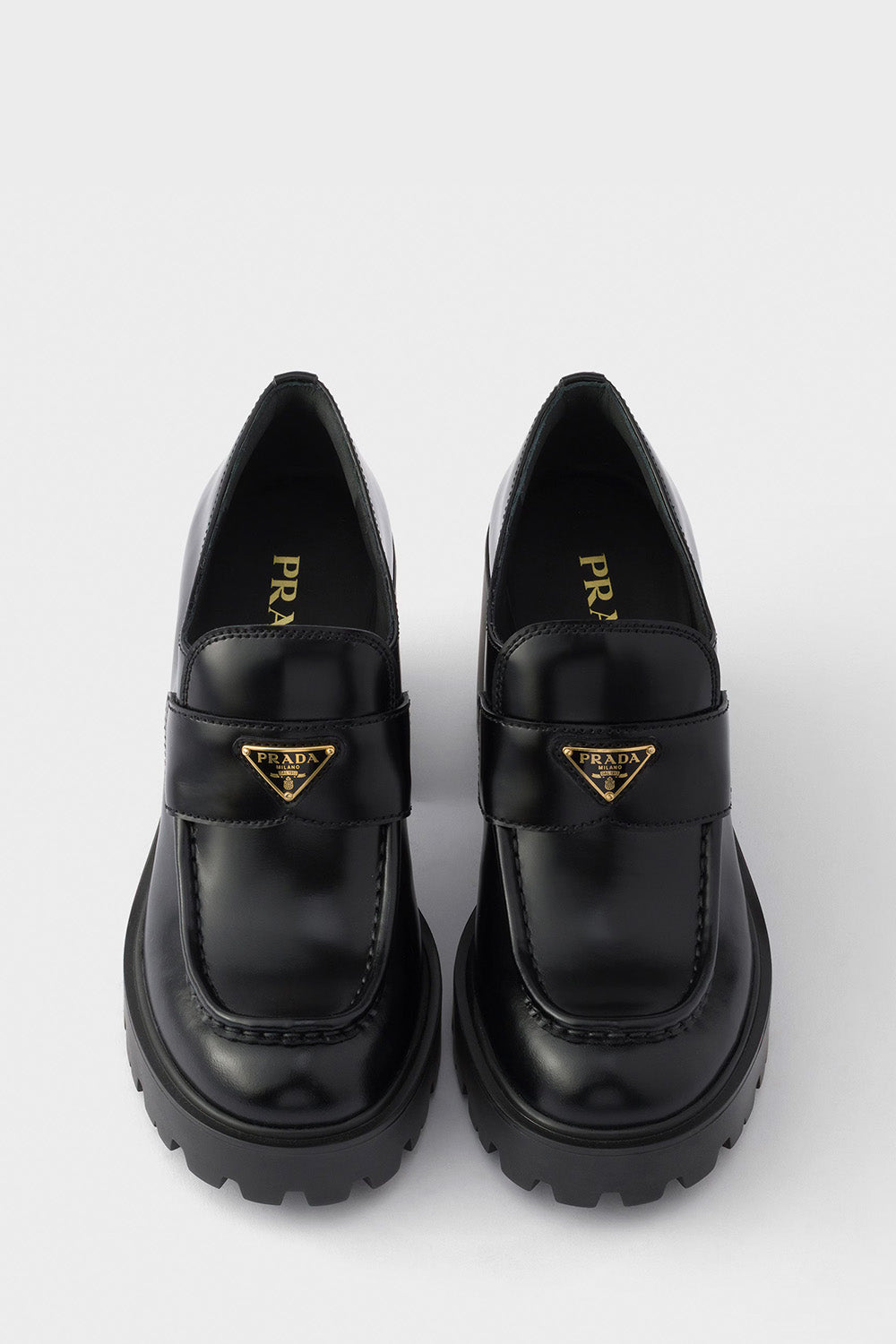 Brushed Leather Loafers