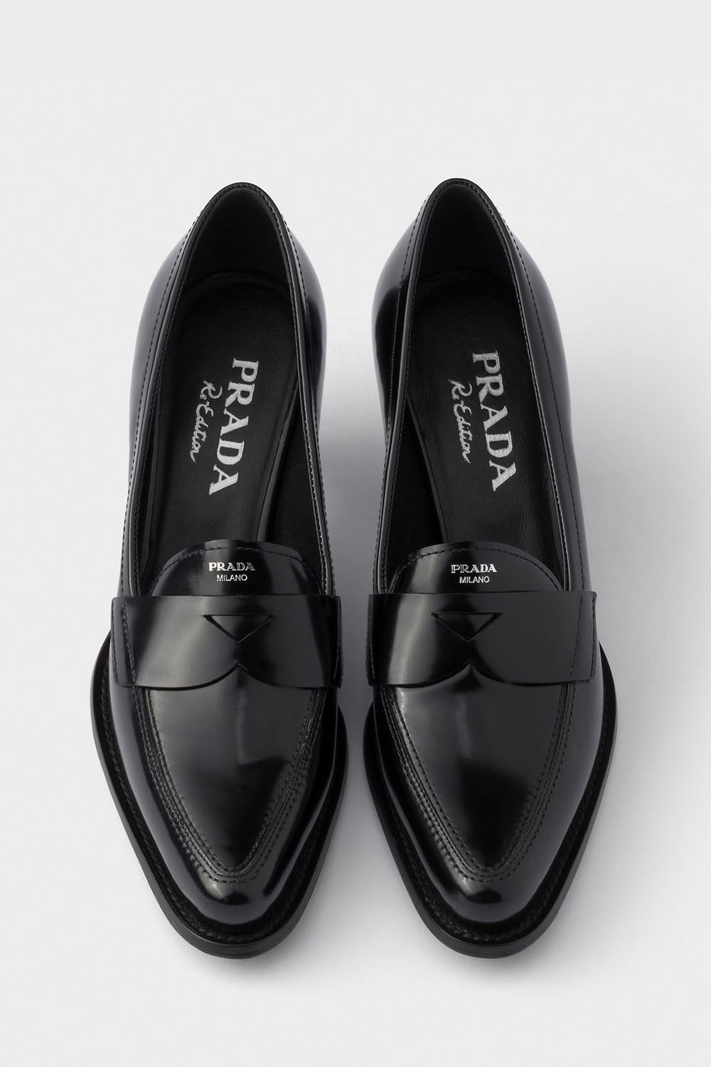 Brushed Leather Loafers