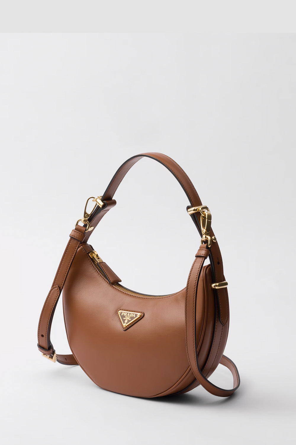 Small Arque Leather Shoulder Bag
