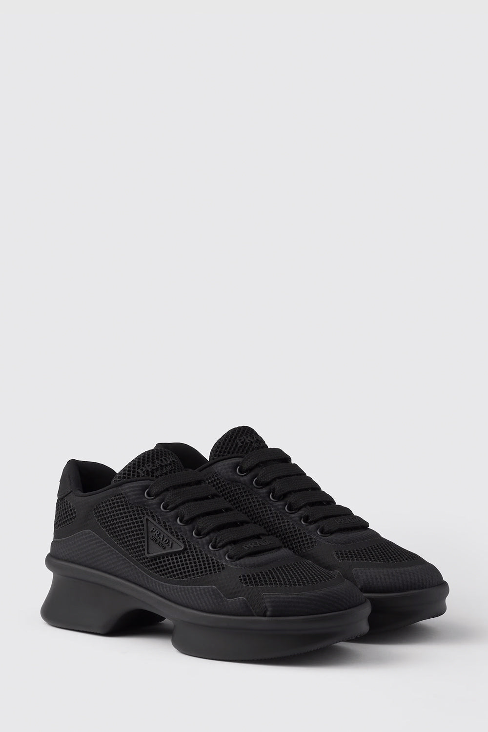 Re-Nylon And Mesh Fabric Sneakers