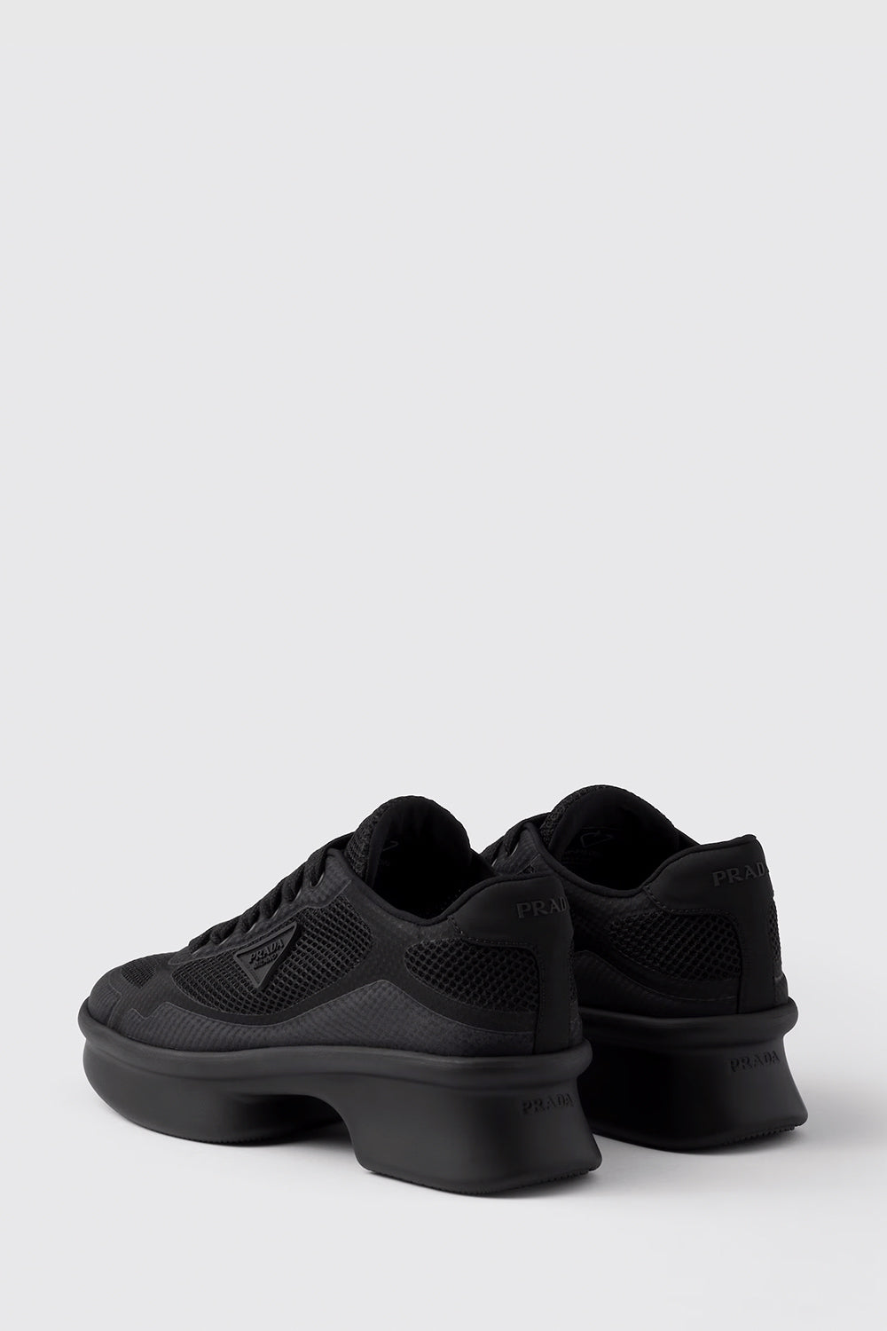 Re-Nylon And Mesh Fabric Sneakers