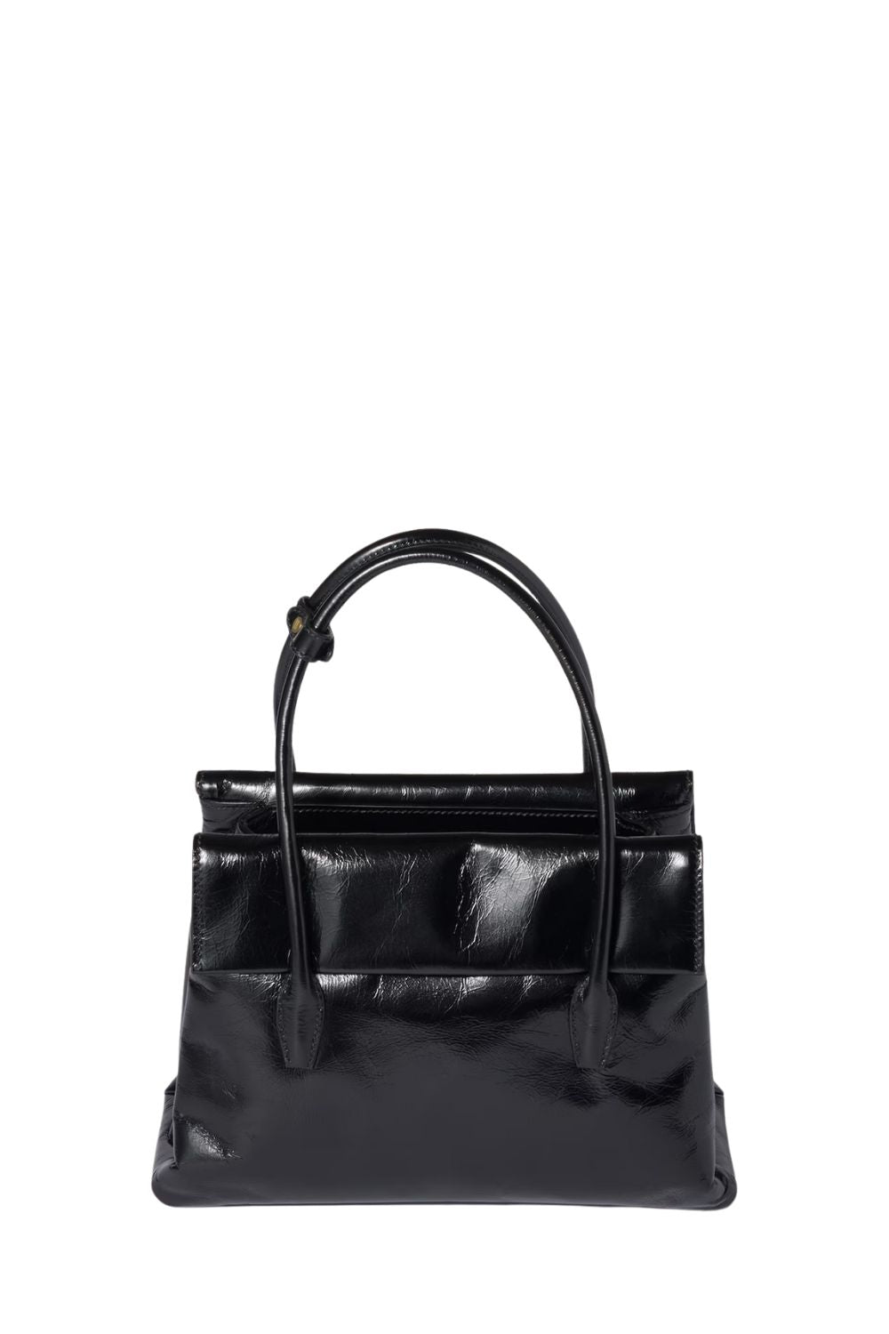 Solitaire Shiny Leather Bag