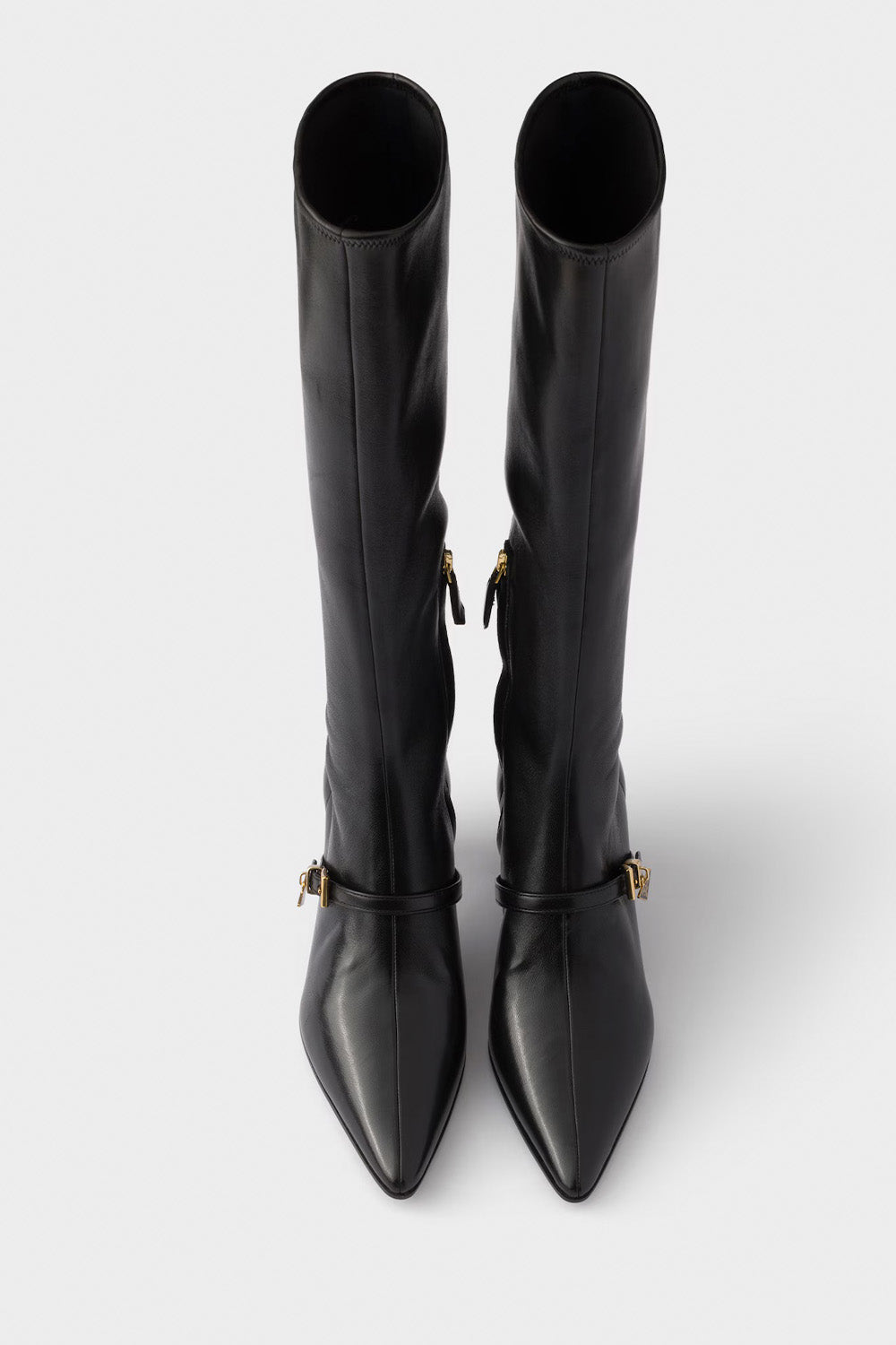 Stretch Nappa Leather Boots