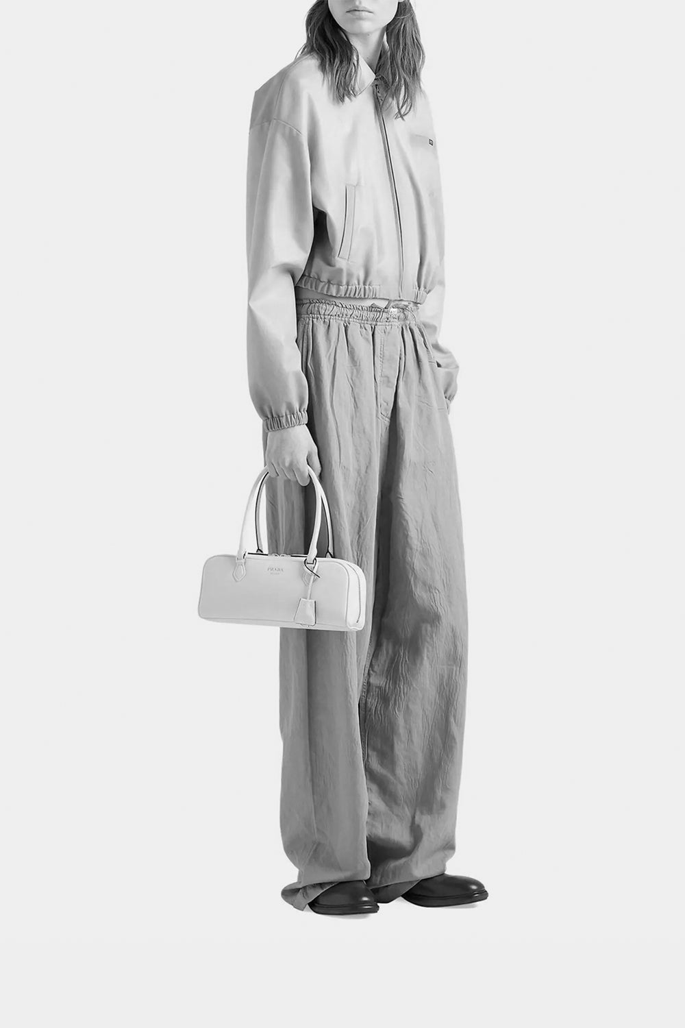 Swing Leather Top-Handle Bag