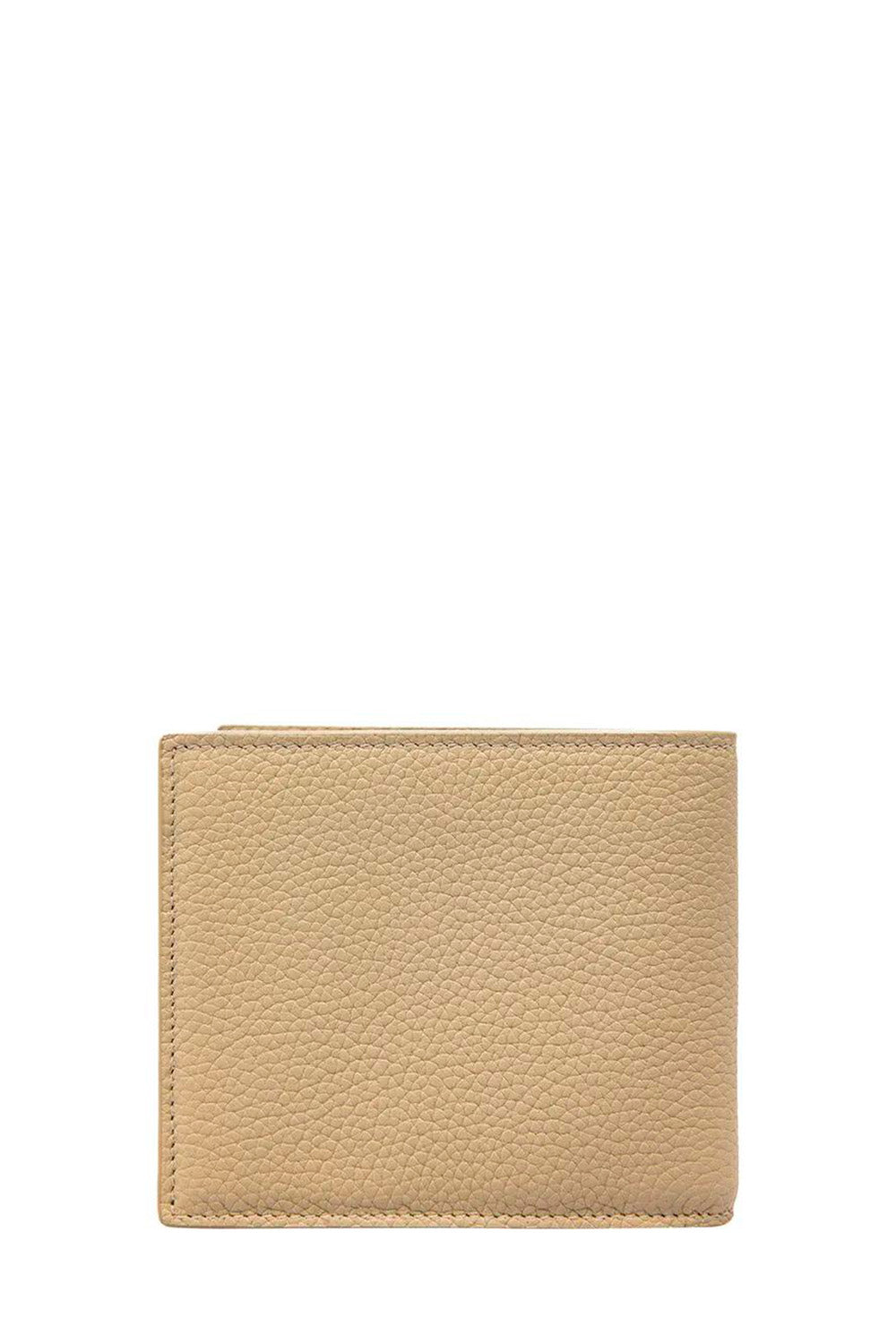 Tiny Cassandre East/West Wallet in Grained Leather YSL - Beige