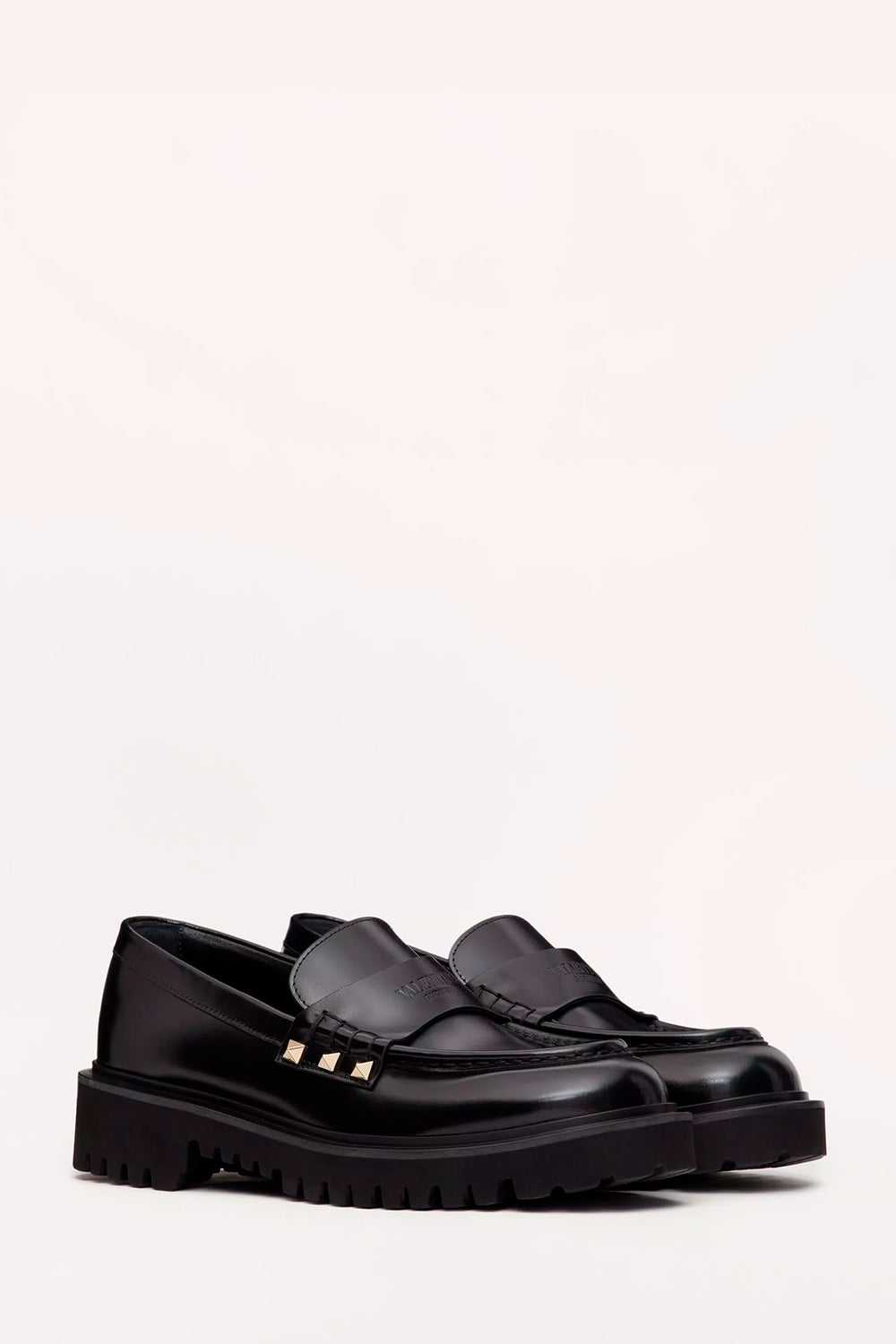 Rockstud Calfskin Loafer