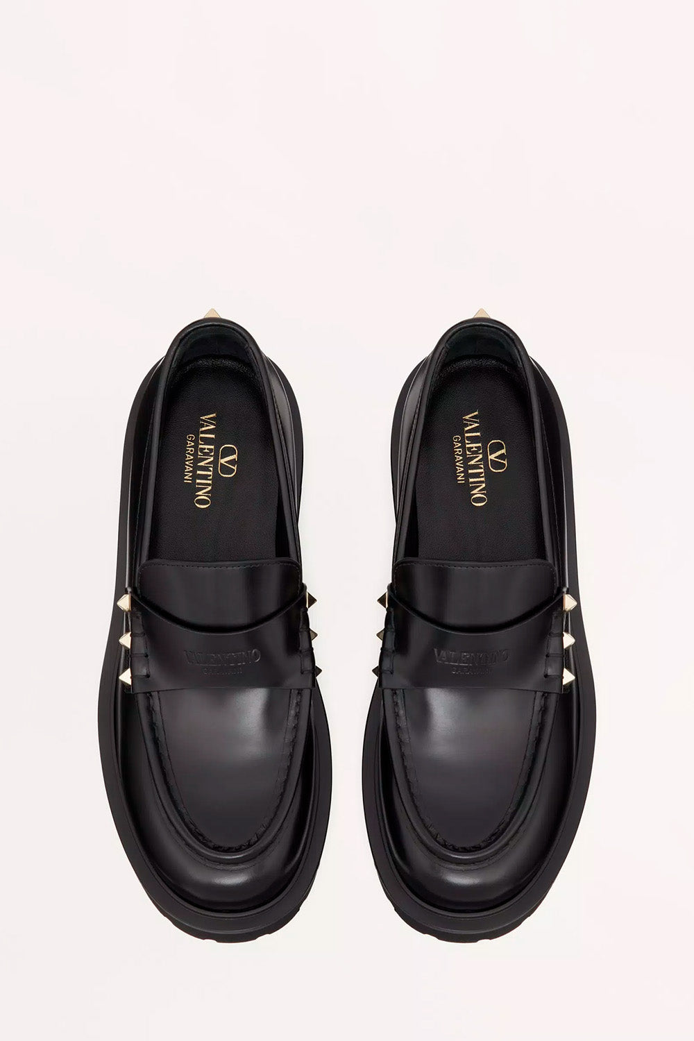 Rockstud Calfskin Loafer