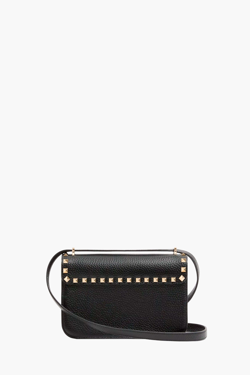 Rockstud Small Shoulder Bag In Grainy Calfskin